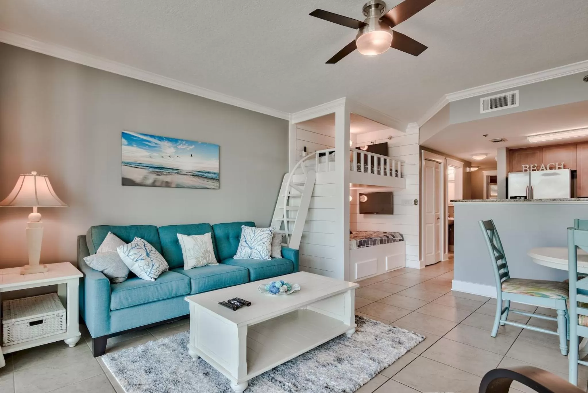 Living room in Waterscape Resort by Tufan