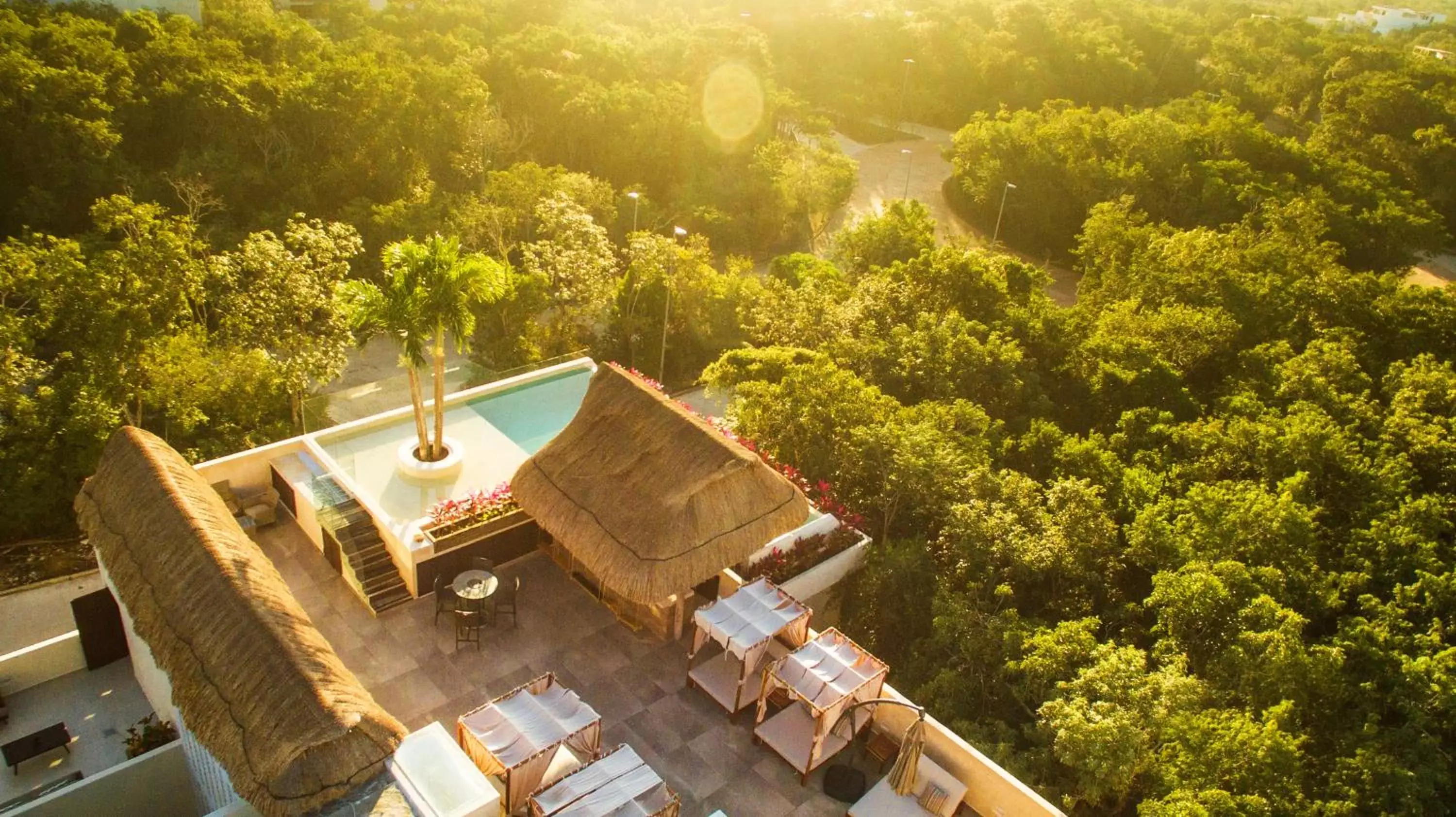 Bird's eye view, Bird's-eye View in Azul Tulum by GuruHotel