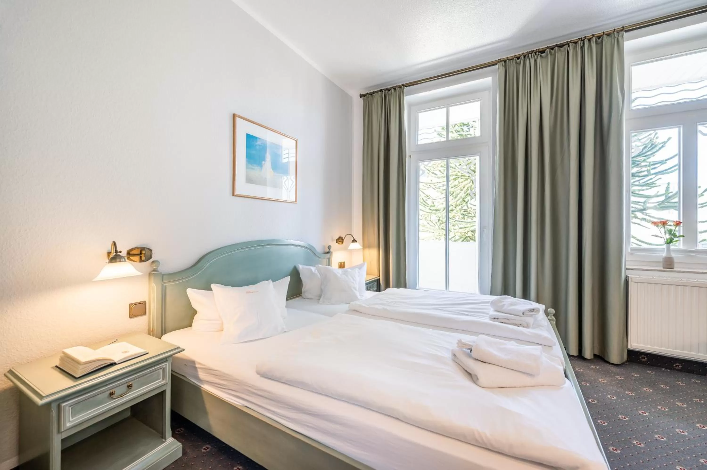 Bed in Hotel Villa Neander