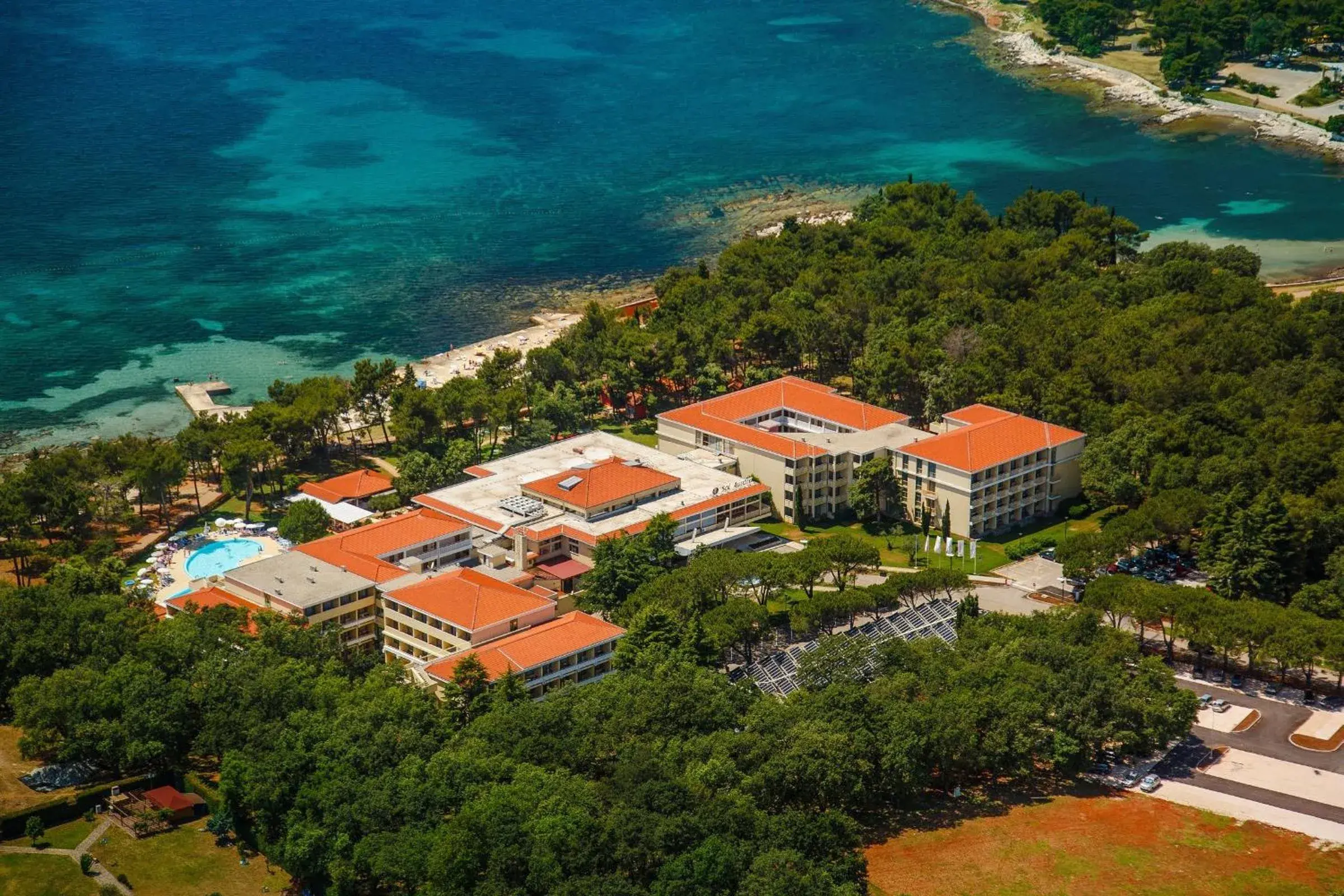 Bird's eye view, Bird's-eye View in Hotel Aurora Plava Laguna