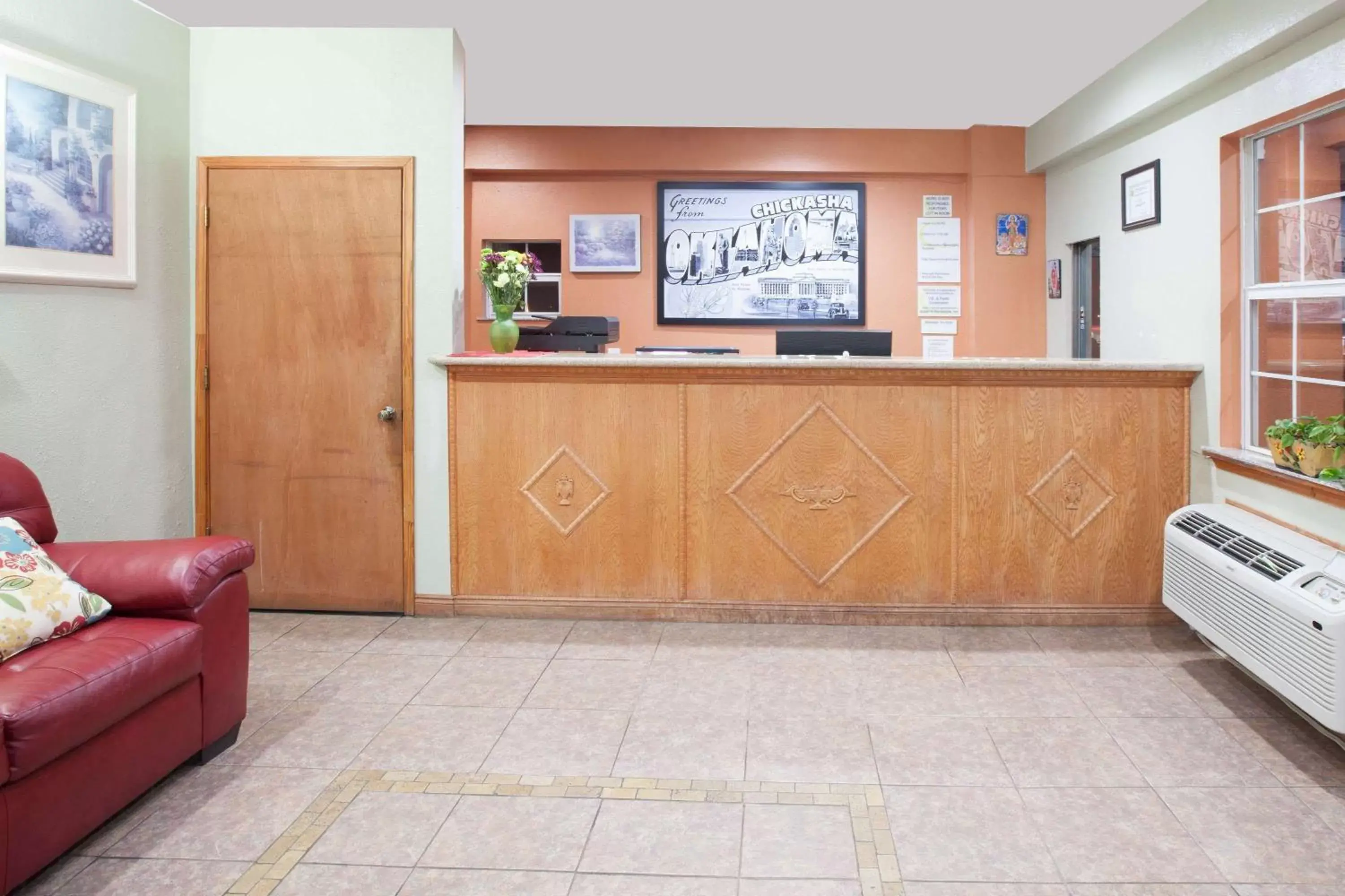 Lobby or reception in Super 8 by Wyndham Chickasha Lobby or reception in Super 8 by Wyndham Chickasha