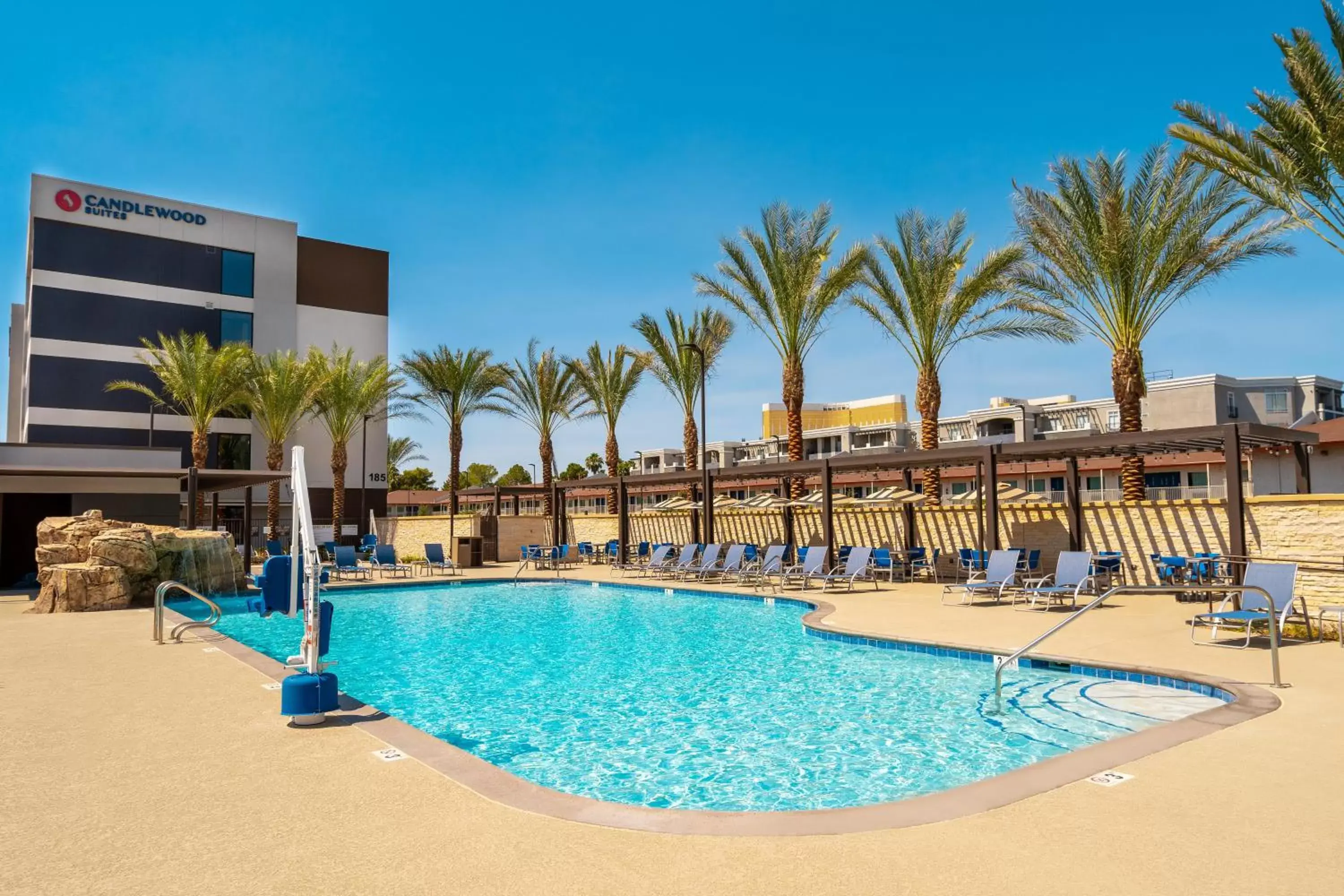 Swimming pool in Candlewood Suites - Las Vegas - E Tropicana, an IHG Hotel