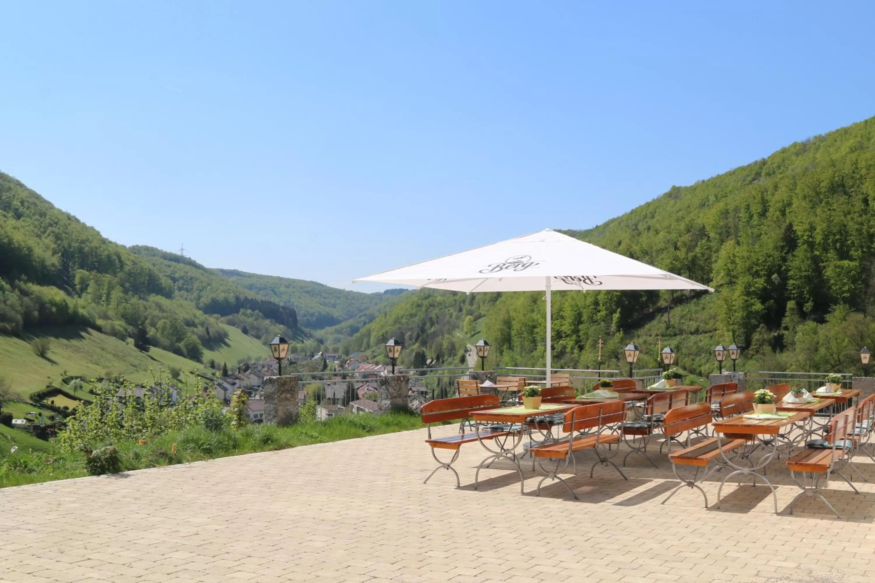 Balcony/Terrace in Albhotel Malakoff - House of Nature