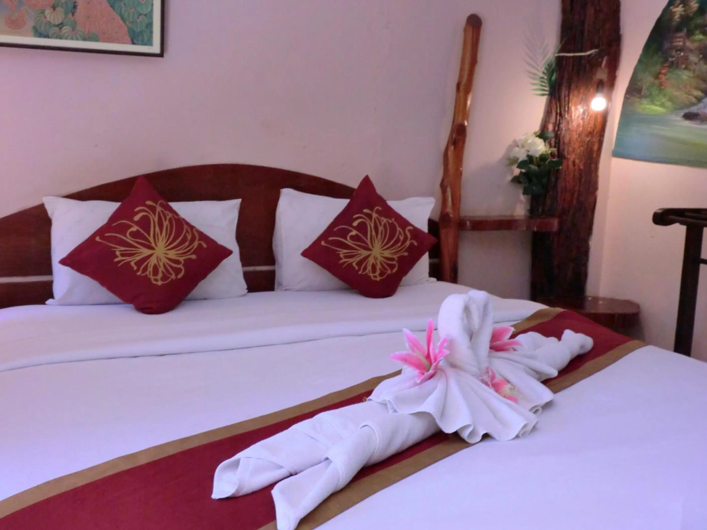 Bed in The Krabi Forest Homestay