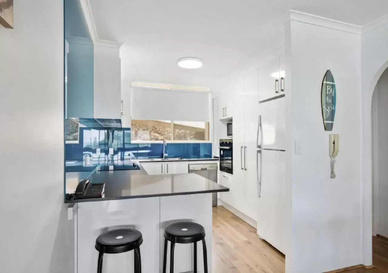 Kitchen/Kitchenette in The Hill Apartments Currumbin Beach