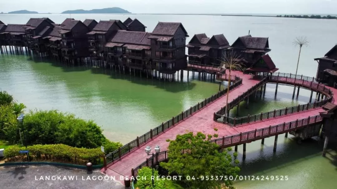 Bird's-eye View in Langkawi Lagoon Beach Resort