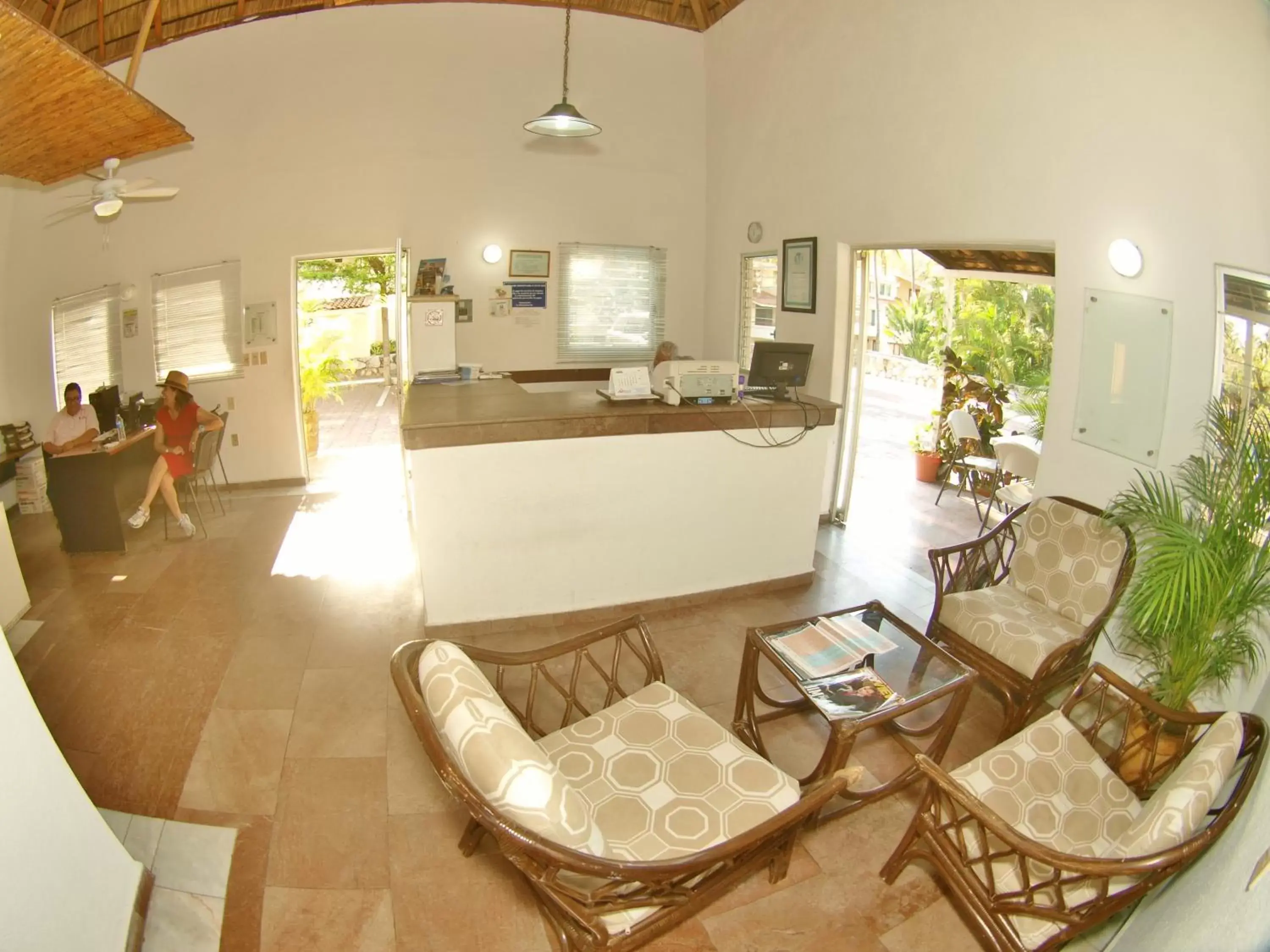 Lobby or reception in Villas del Palmar Manzanillo with Beach Club