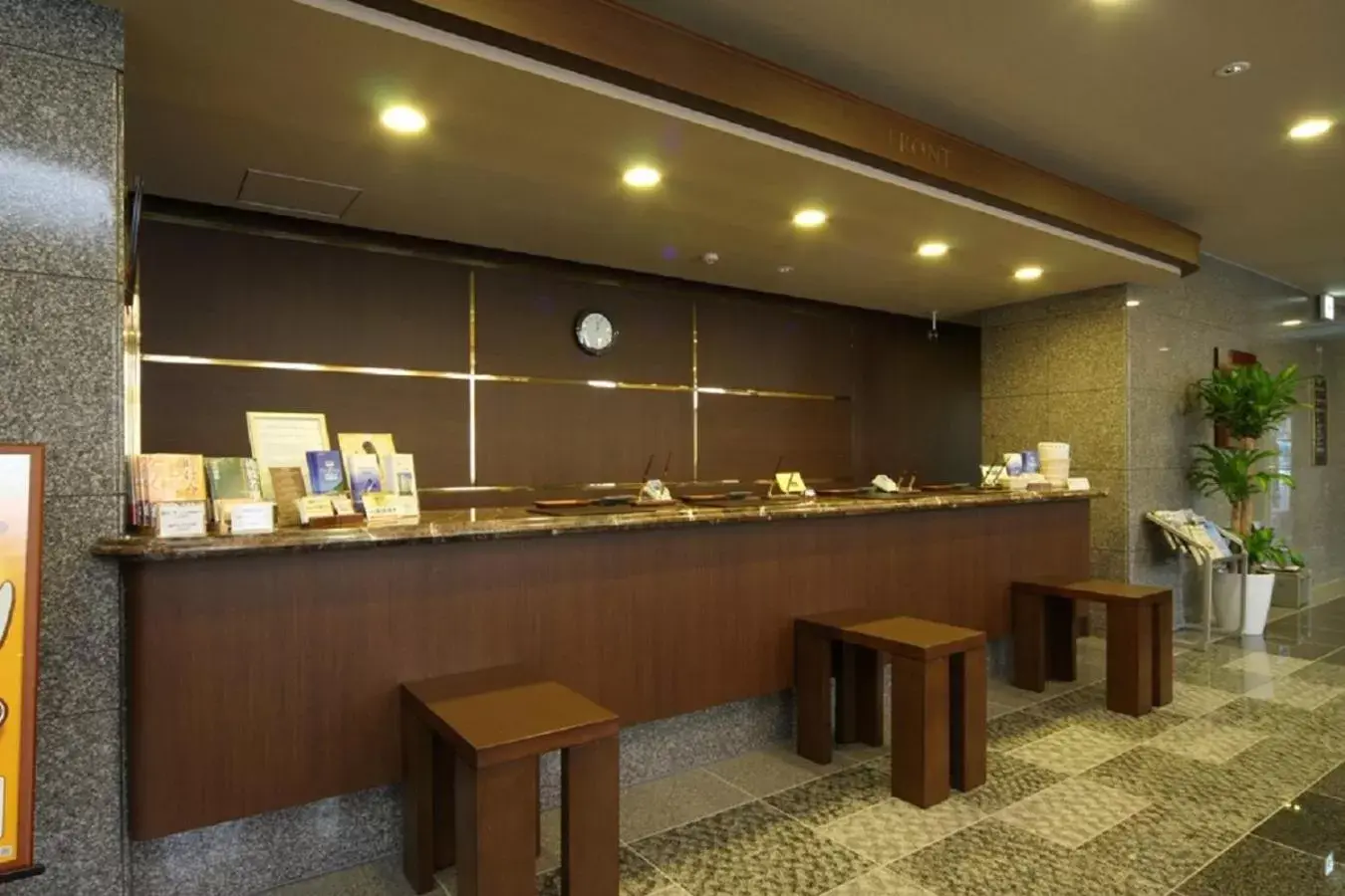 Lobby or reception in Hotel Route-Inn Mito Kencho-mae