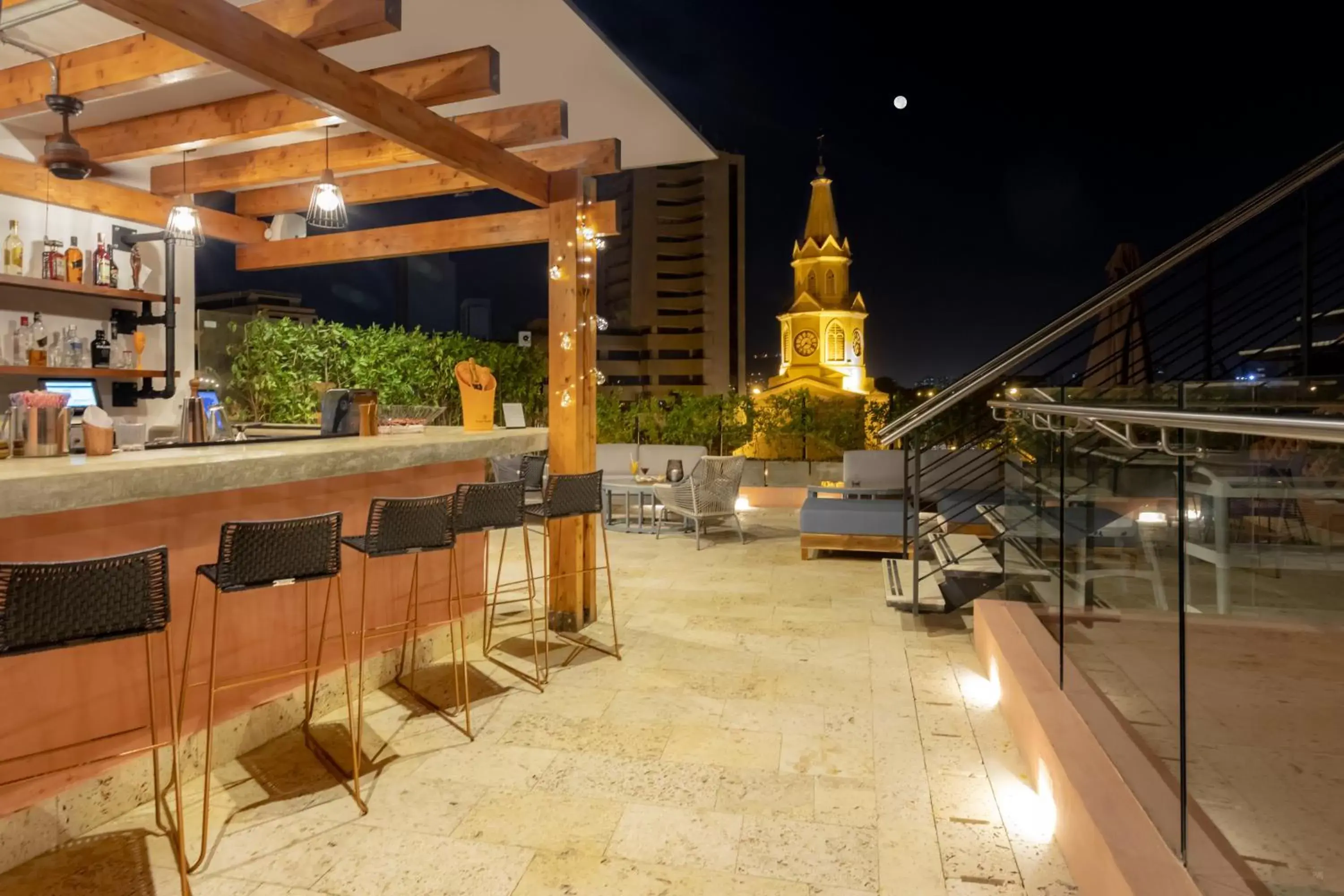 Lounge or bar in Hotel Santa Catalina