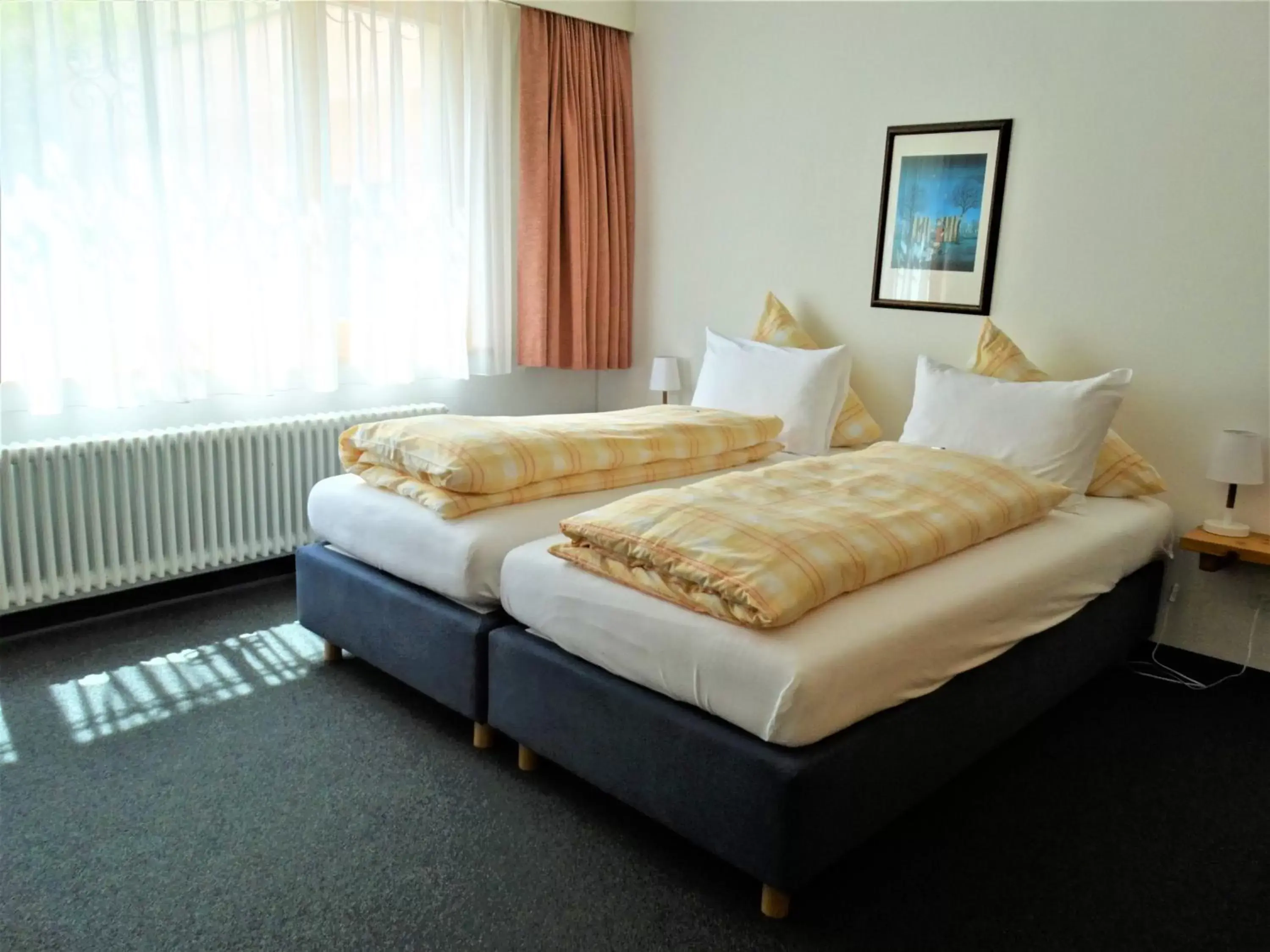 Bed in Hotel Bündnerhof