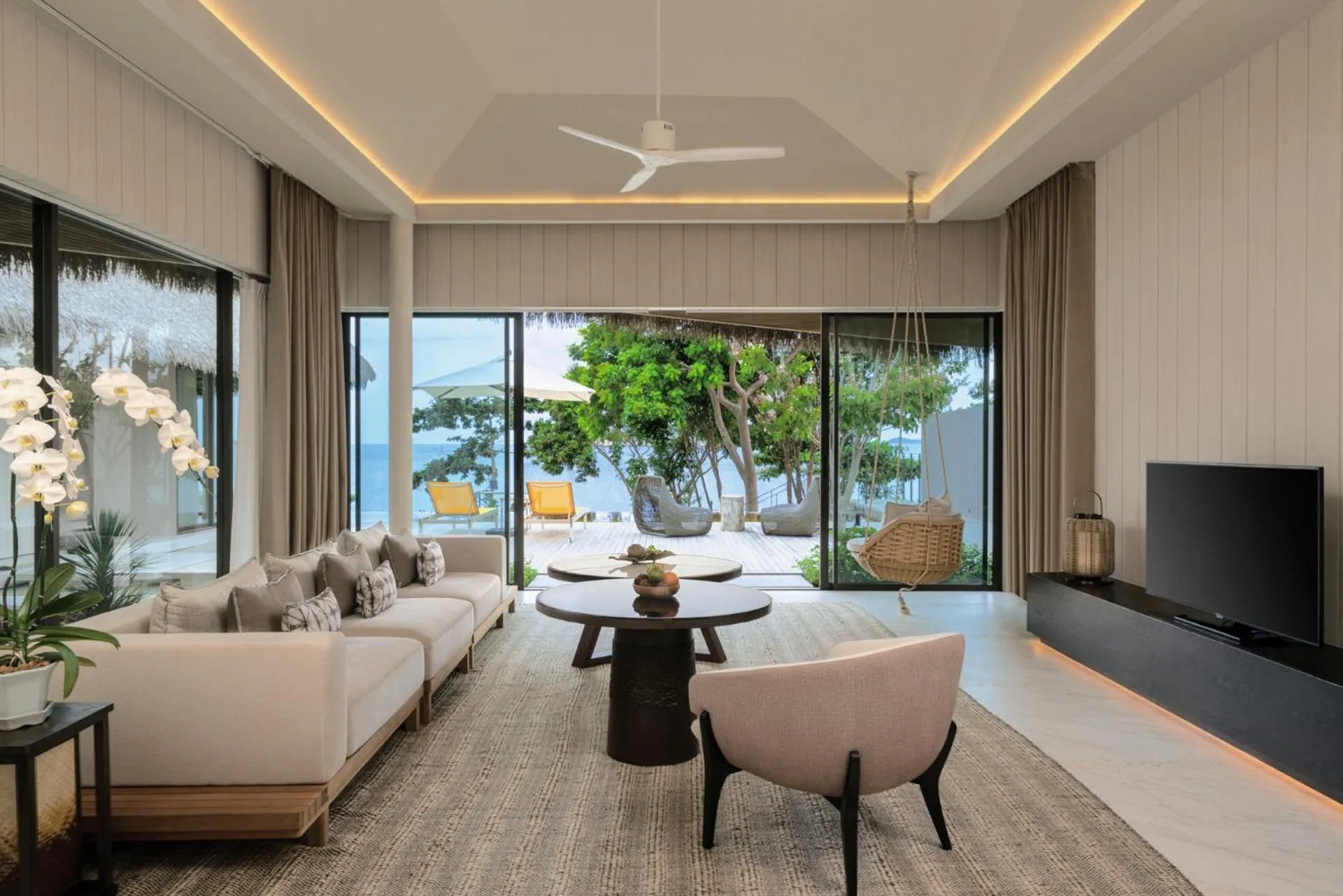 Living room in Hyatt Regency Koh Samui