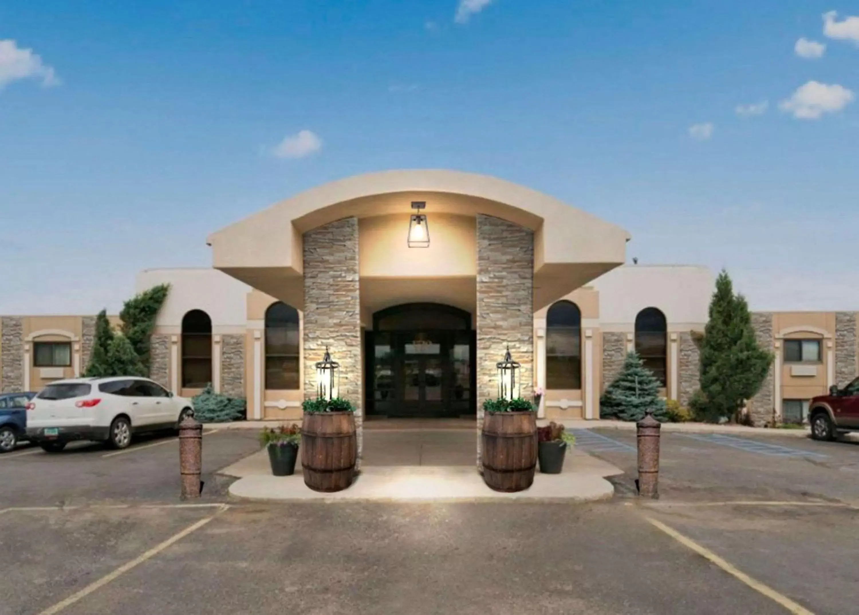 Property building in Revel Hotel Minot - SureStay Collection by Best Western
