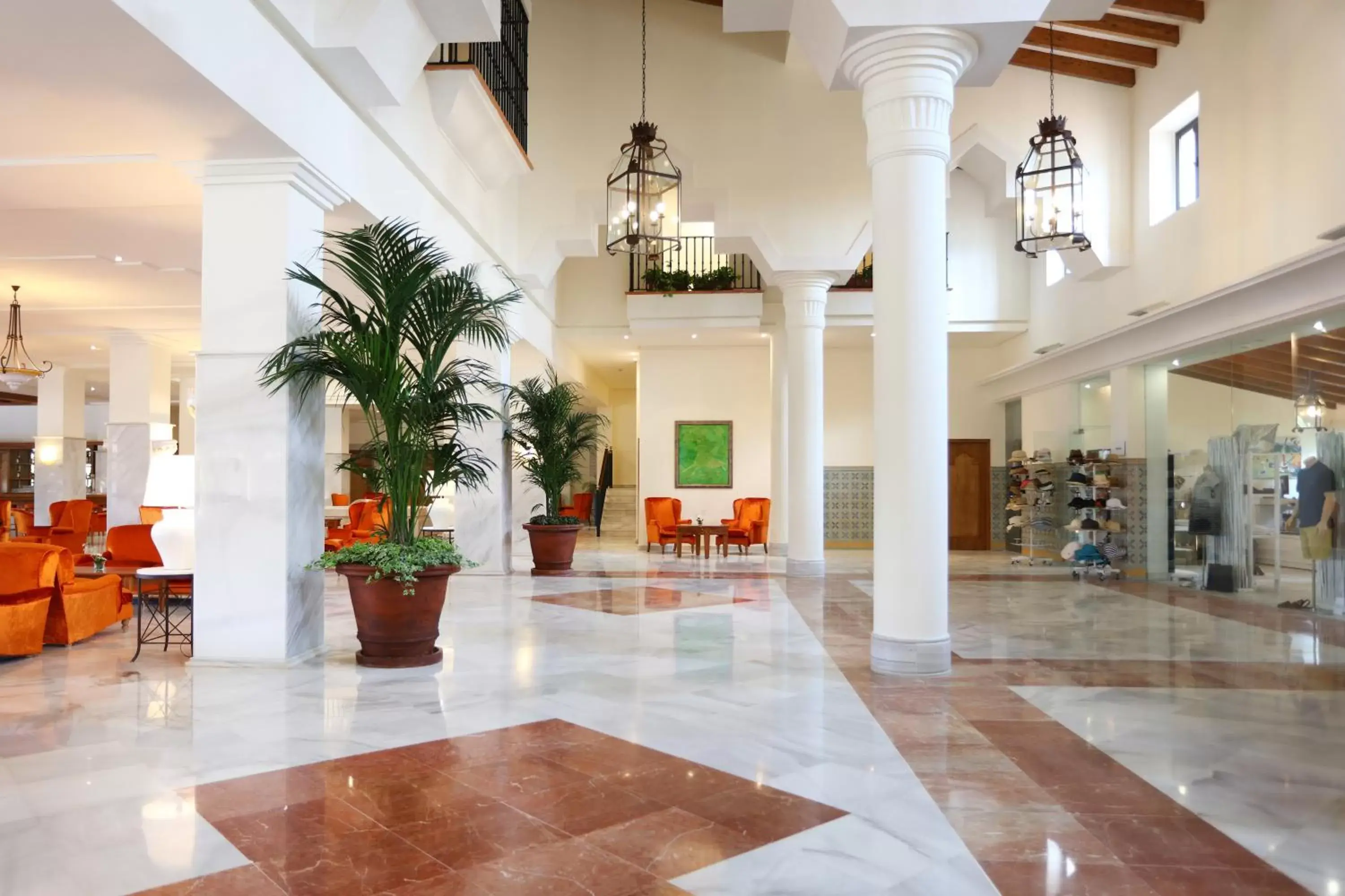 Lobby or reception in Iberostar Selection Andalucia Playa Lobby or reception in Iberostar Selection Andalucia Playa