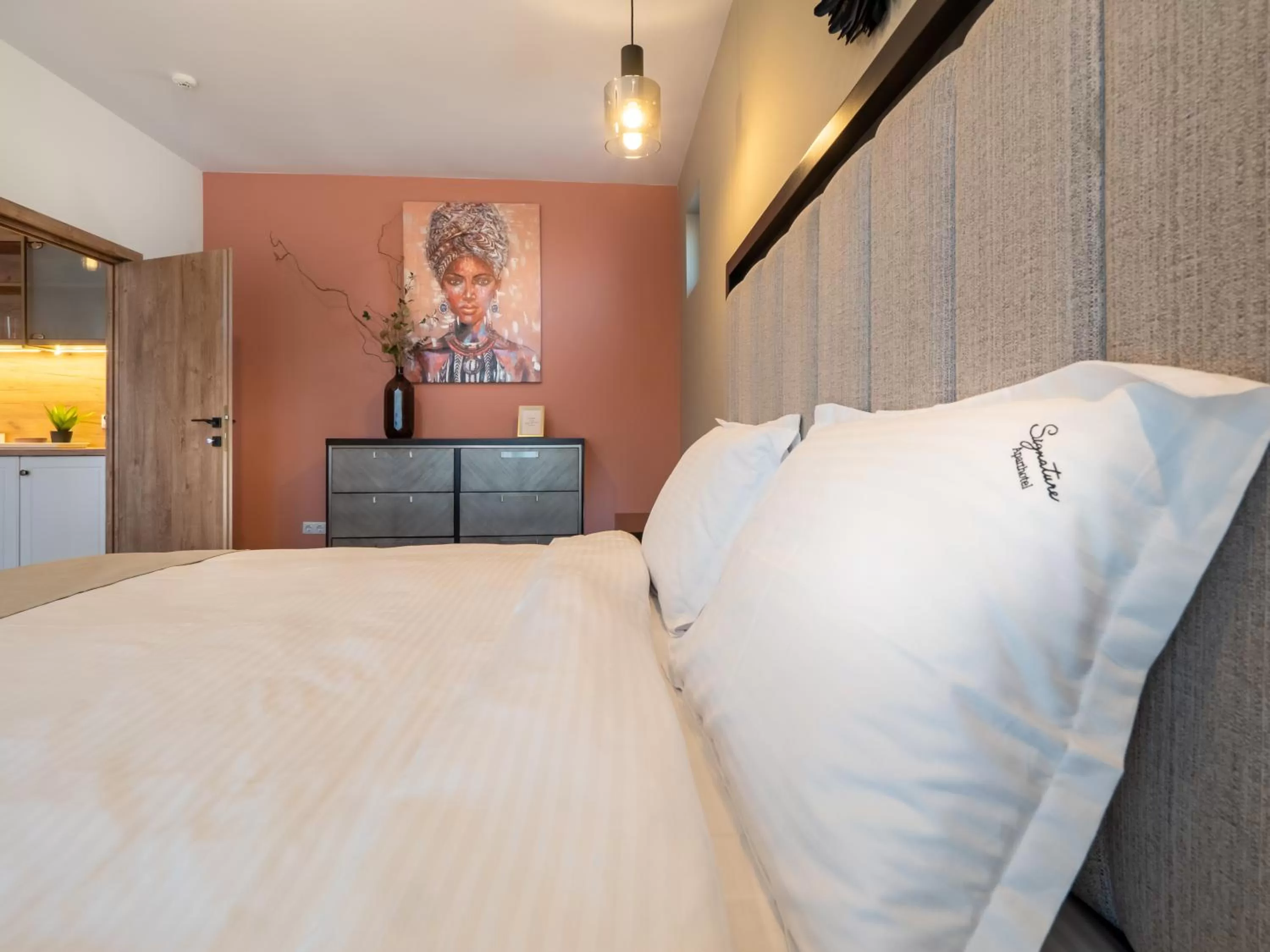 Bed in Signature Aparthotel - Boutique