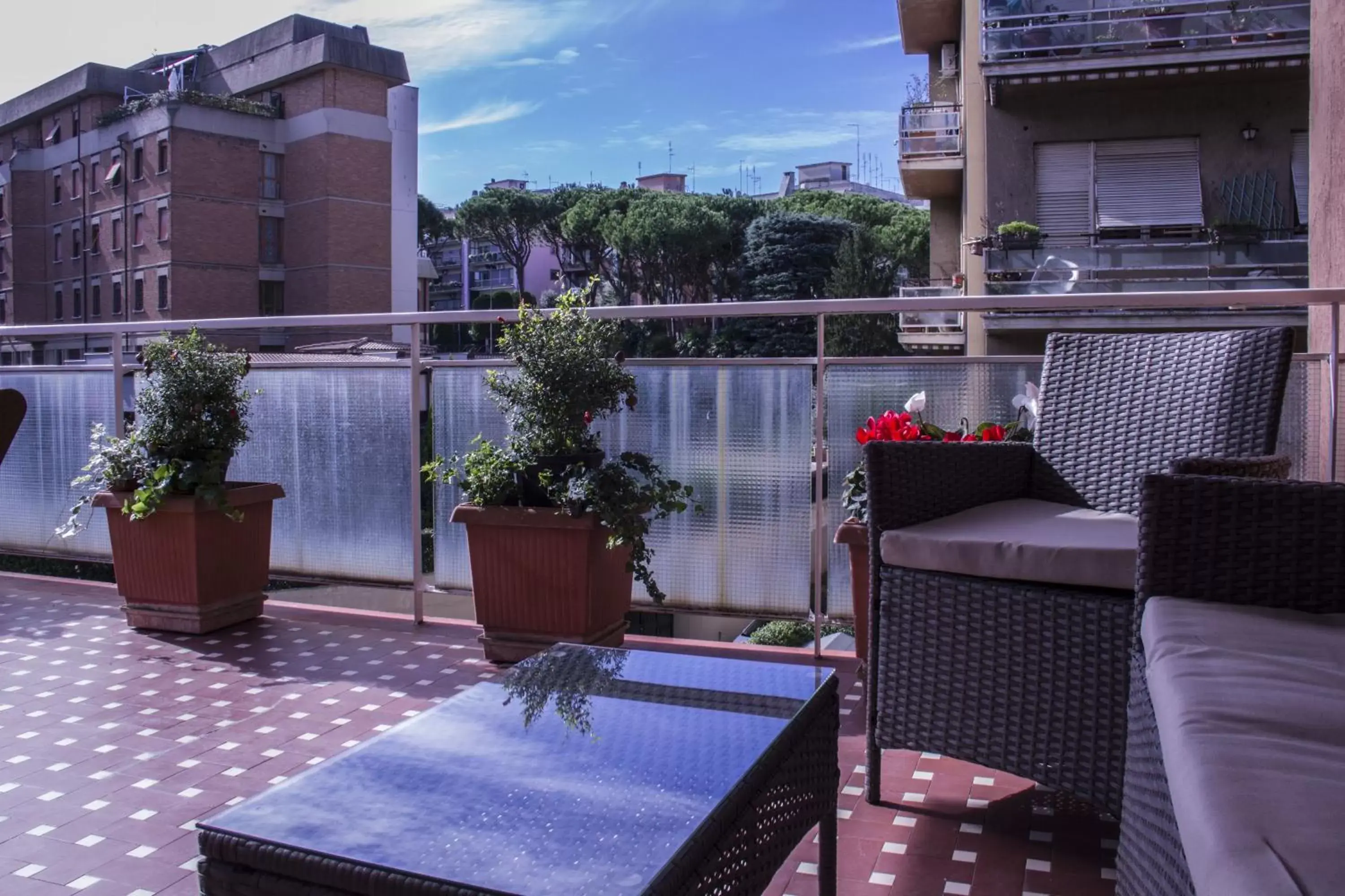 Balcony/Terrace, Swimming Pool in Domus Raffaello