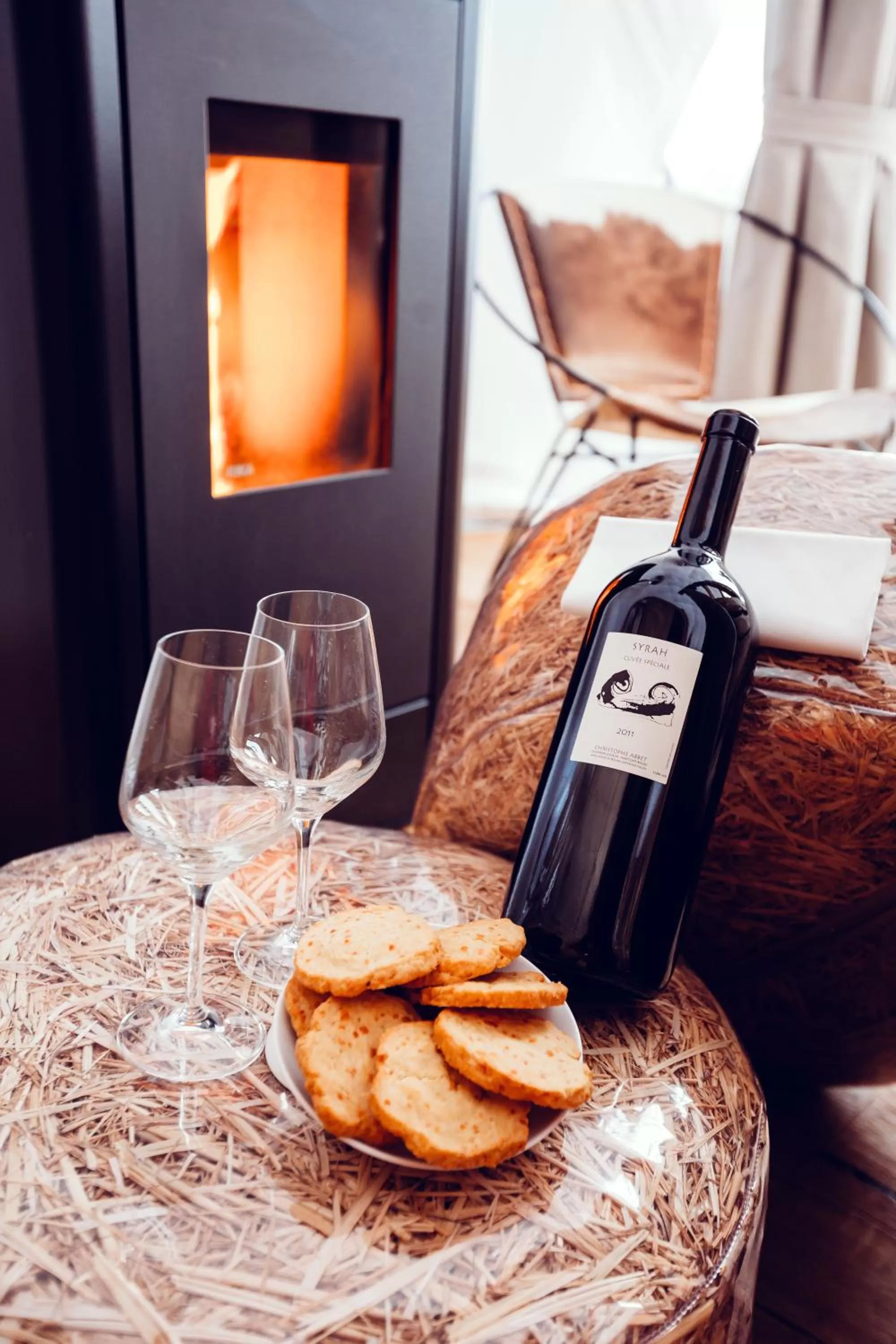 Food and drinks in Whitepod Original