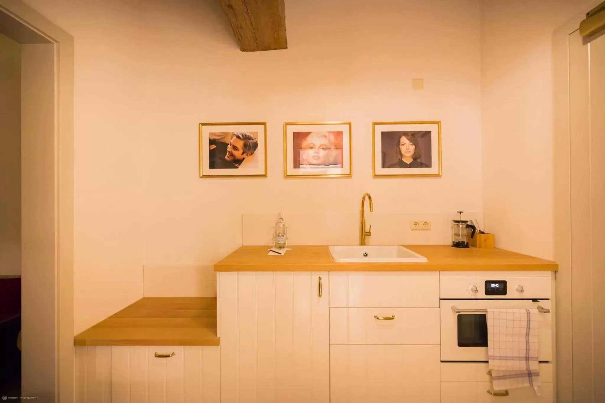 Kitchen or kitchenette in Hotel Luis Stadl