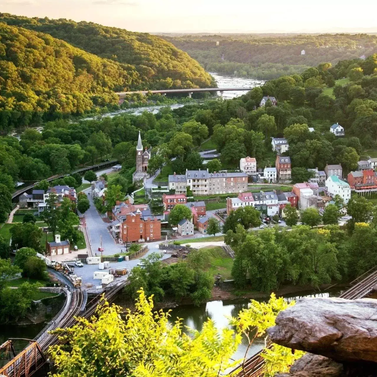 Nearby landmark, Bird's-eye View in Clarion Inn Harpers Ferry-Charles Town