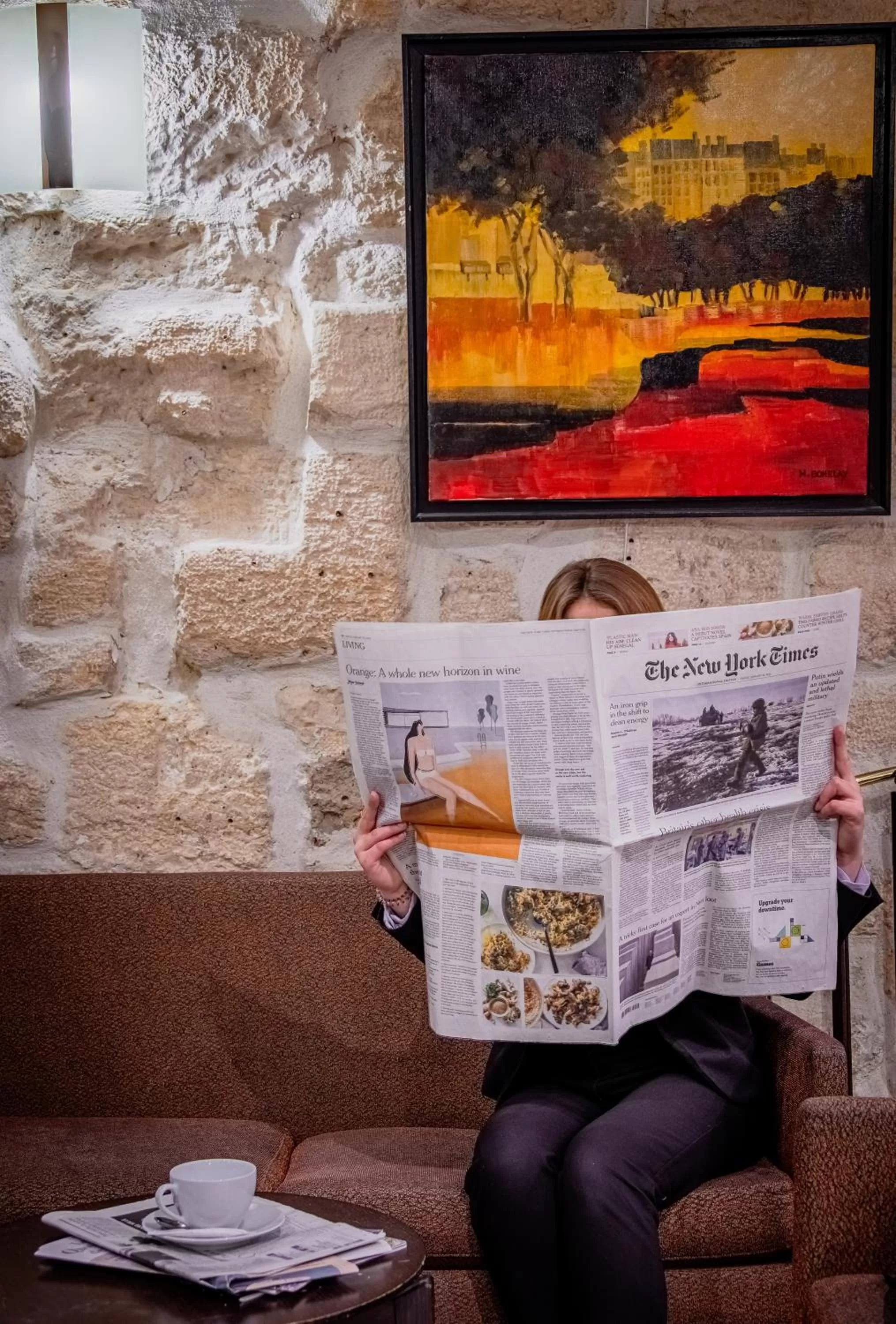 Lobby or reception in Hôtel 85 Saint Honore