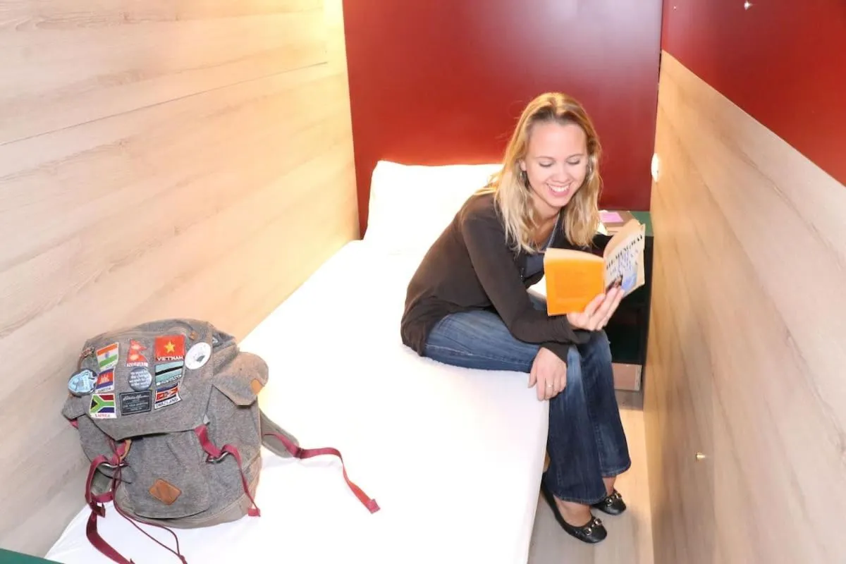 Bed in Cinema Hostel Jerusalem