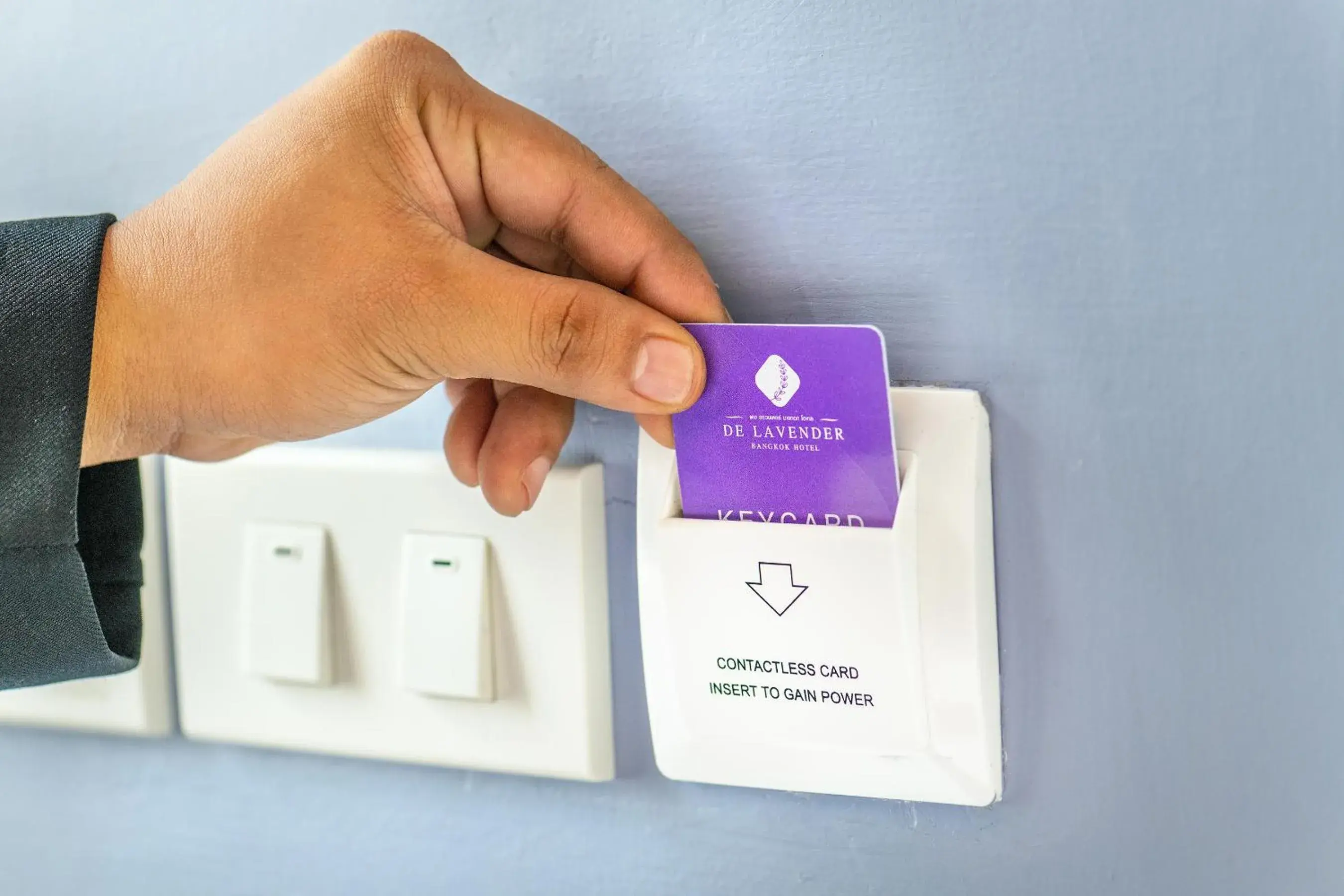 Bedroom in De Lavender Bangkok Hotel Bedroom in De Lavender Bangkok Hotel