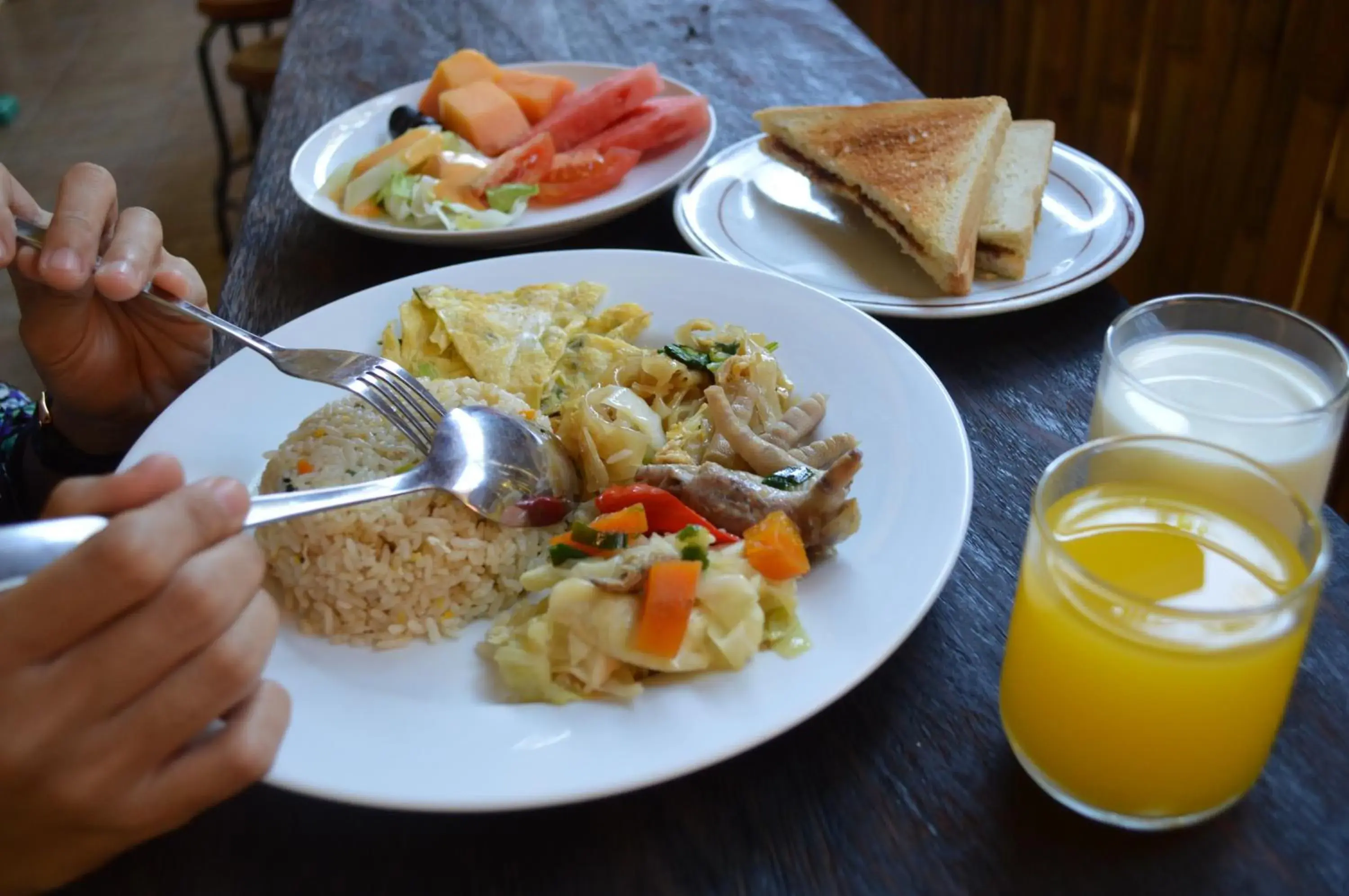 Breakfast in Restu Bali Hotel