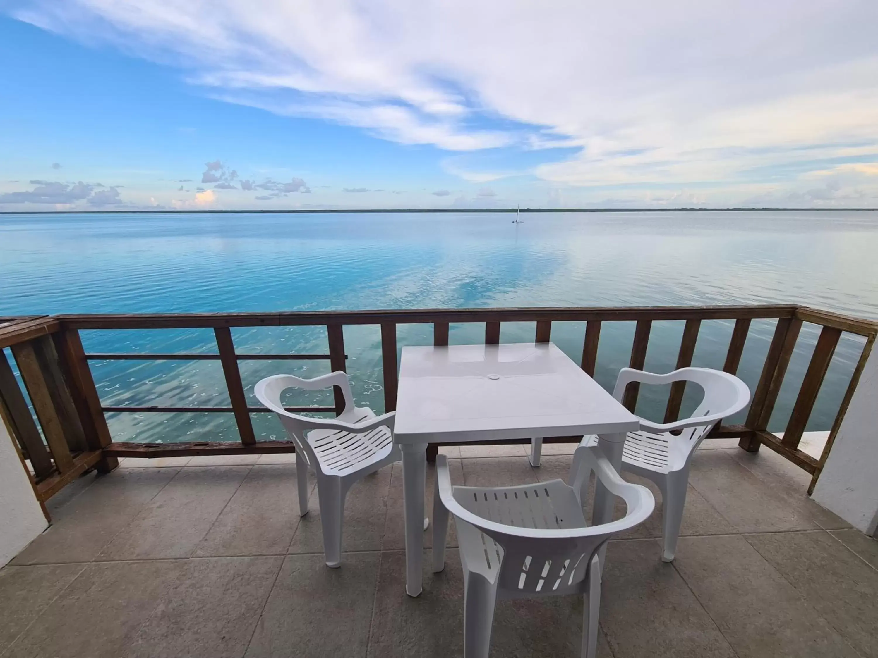 Sea View in Hotel Vista Laguna Bacalar