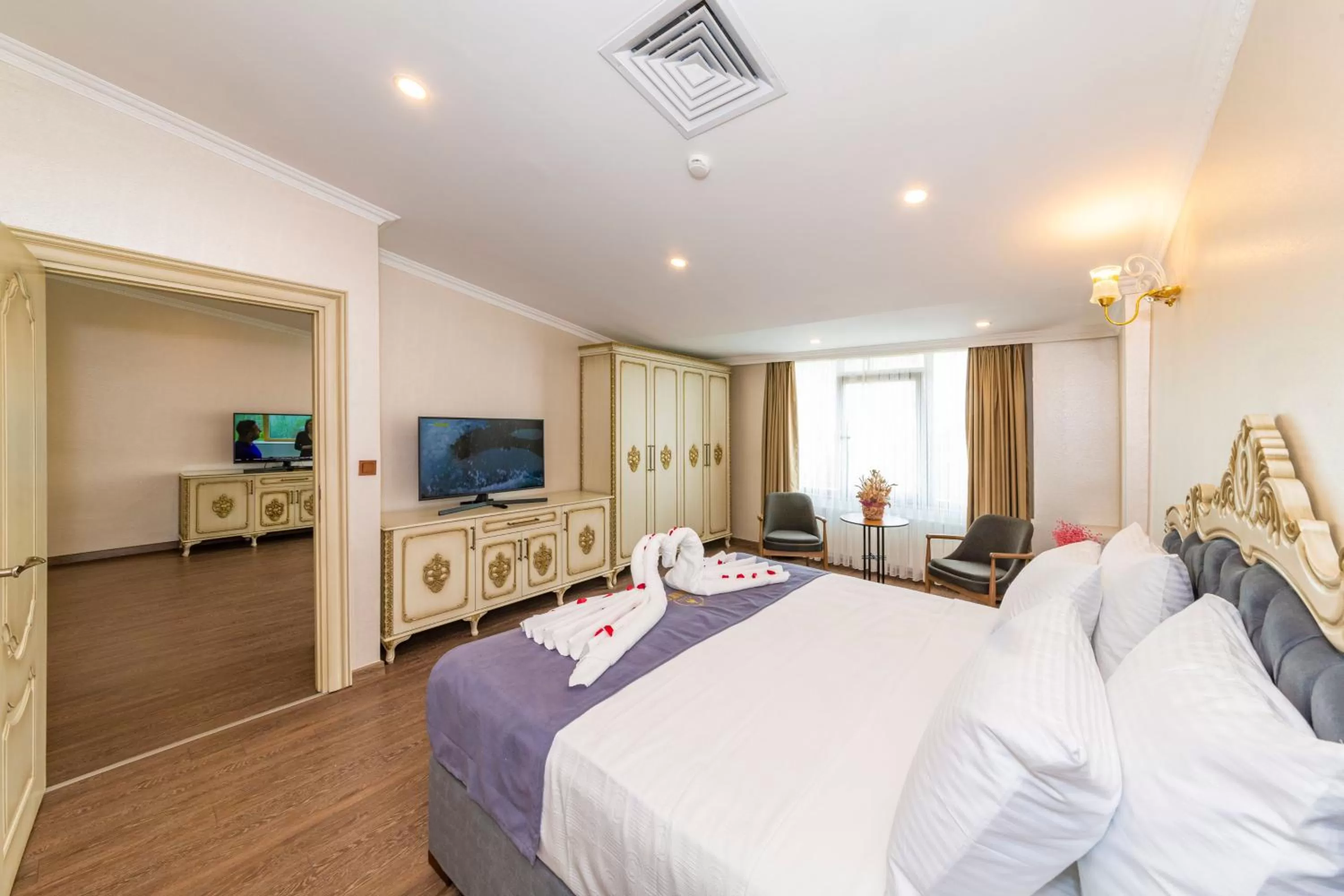 Bed in Almadina Hotel Istanbul