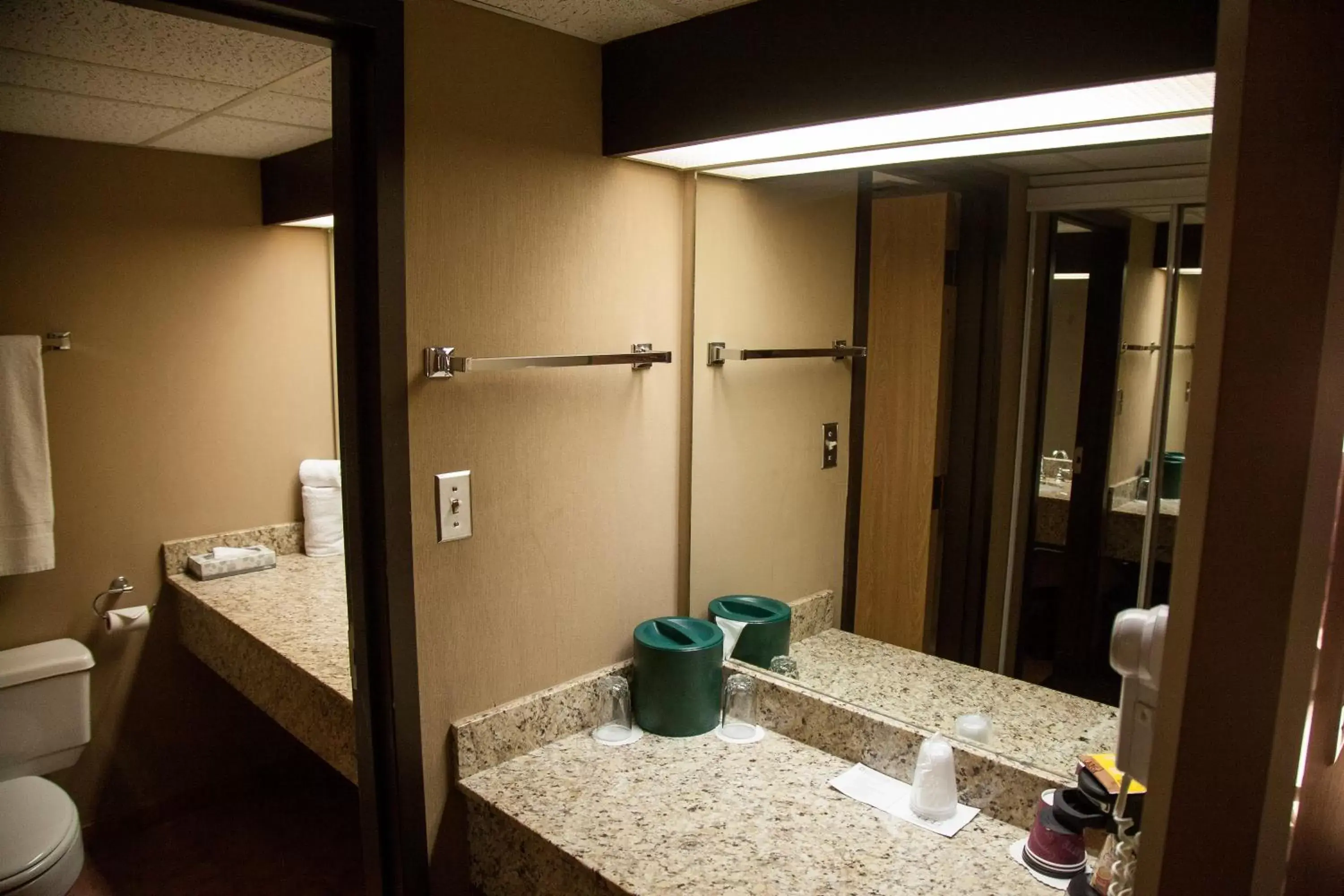 Bathroom in Medicine Hat Lodge, Trademark Collection by Wyndham