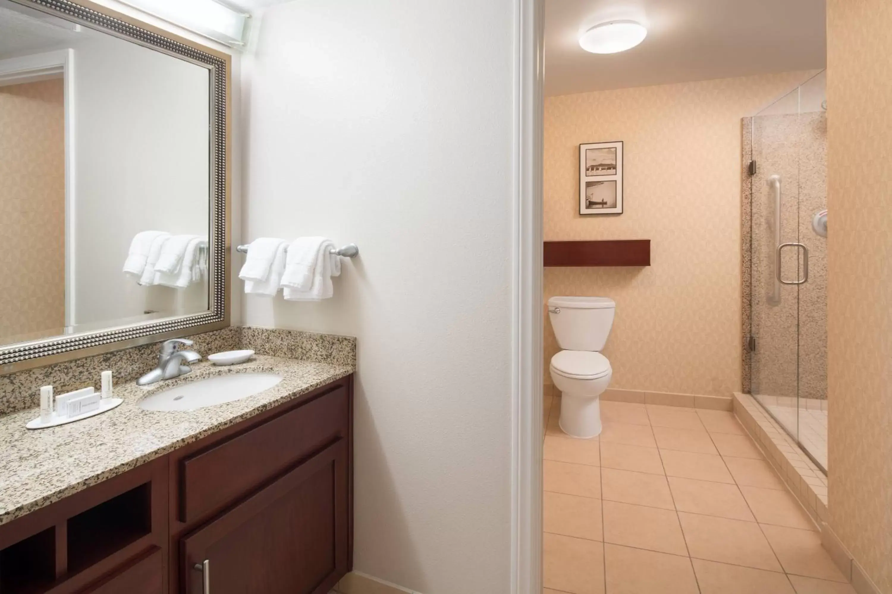 Bathroom in Residence Inn Long Beach Downtown