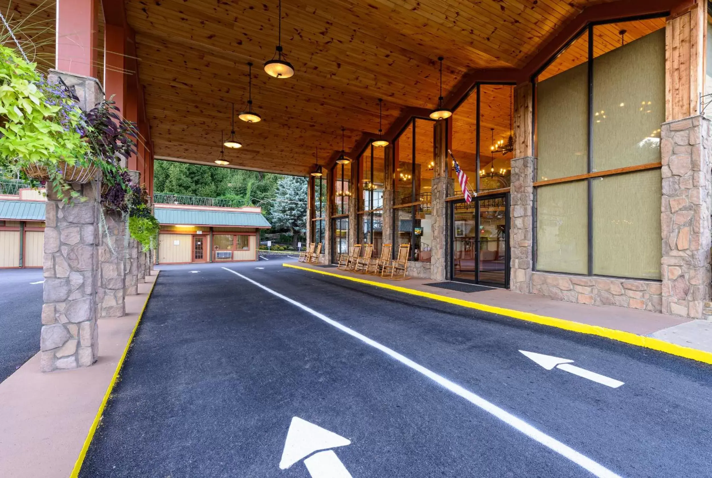 Facade/entrance in River Terrace Resort & Convention Center