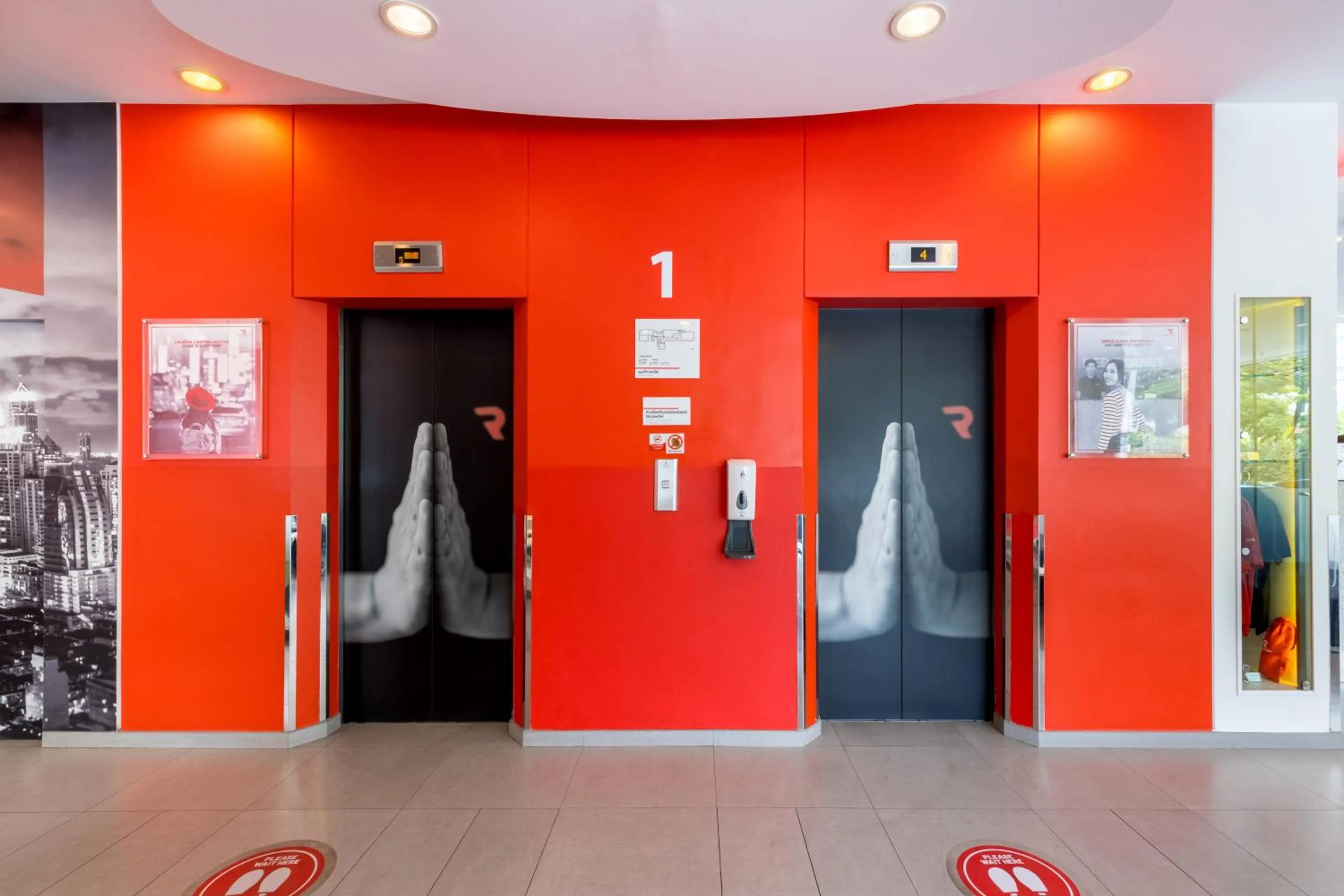 elevator in Red Planet Phuket Patong - SHA Extra Plus