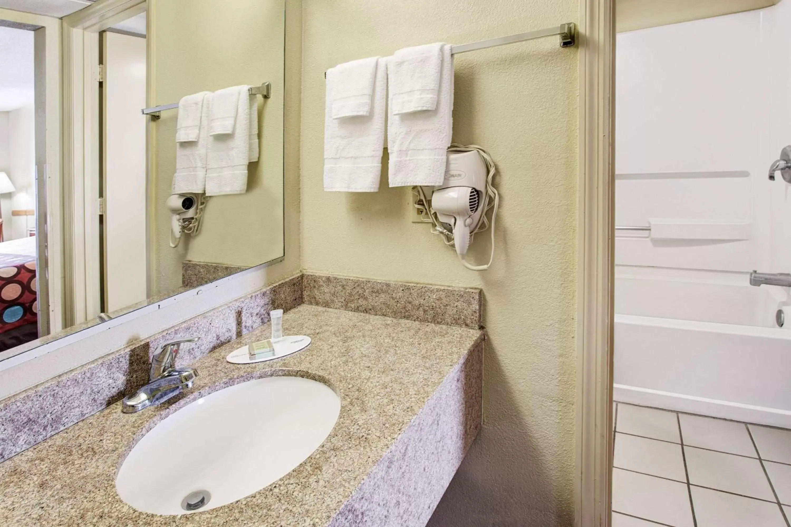 Bathroom in Super 8 by Wyndham Walterboro