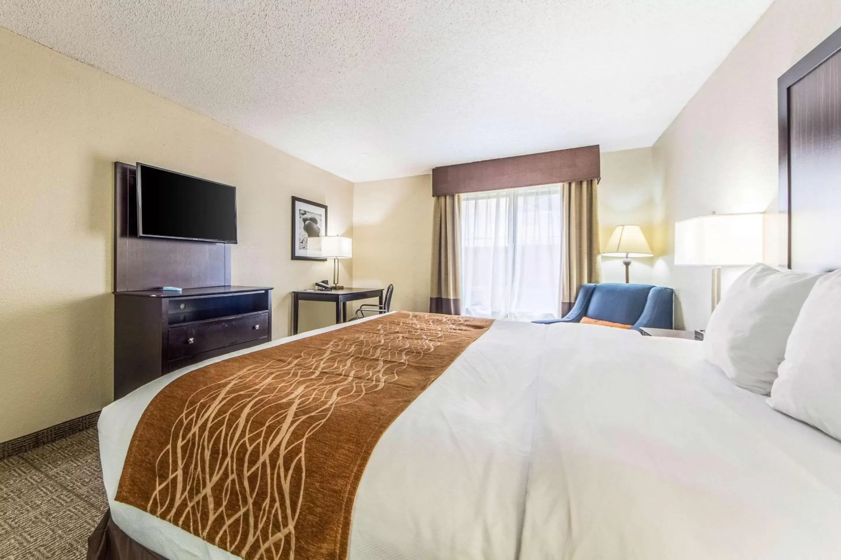 Photo of the whole room, TV/Entertainment Center in Comfort Inn Dallas Park Central