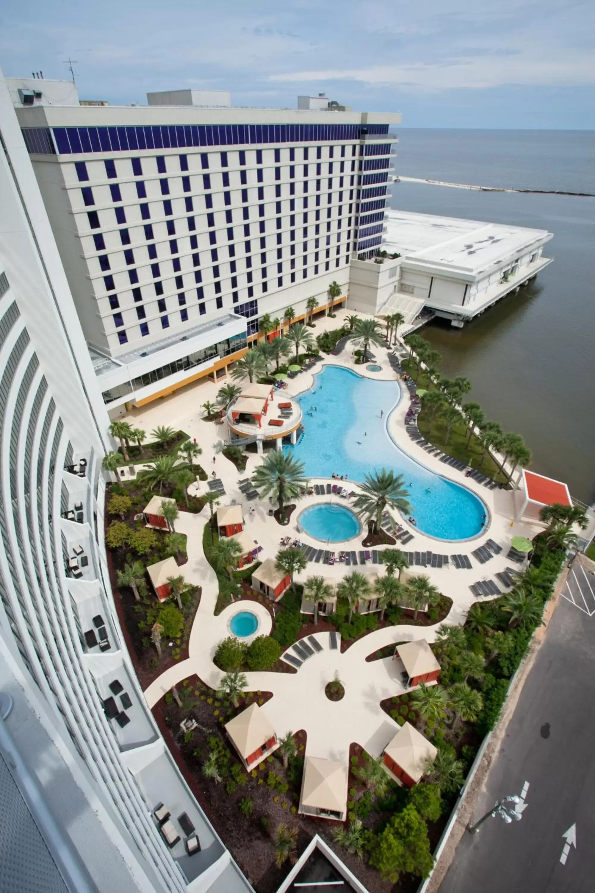 Bird's eye view, Pool View in Hard Rock Hotel & Casino Biloxi
