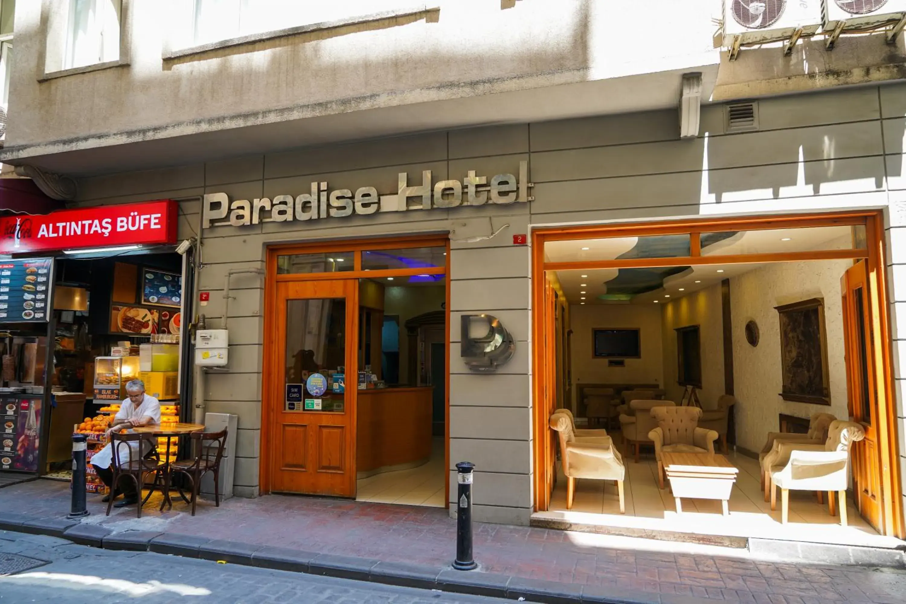 Patio in Paradise Hotel