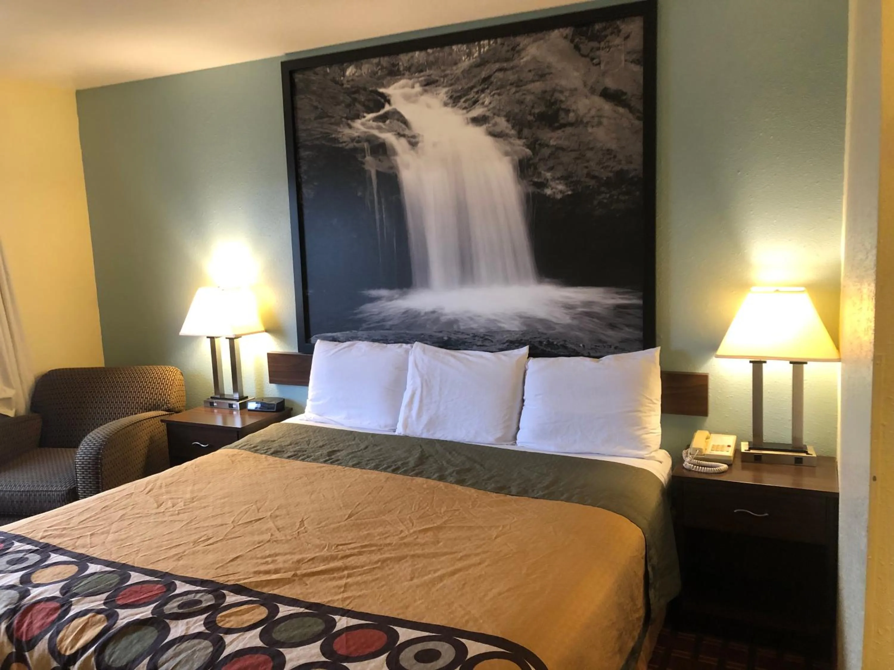 Bed in Super 8 by Wyndham Plover Stevens Point Area