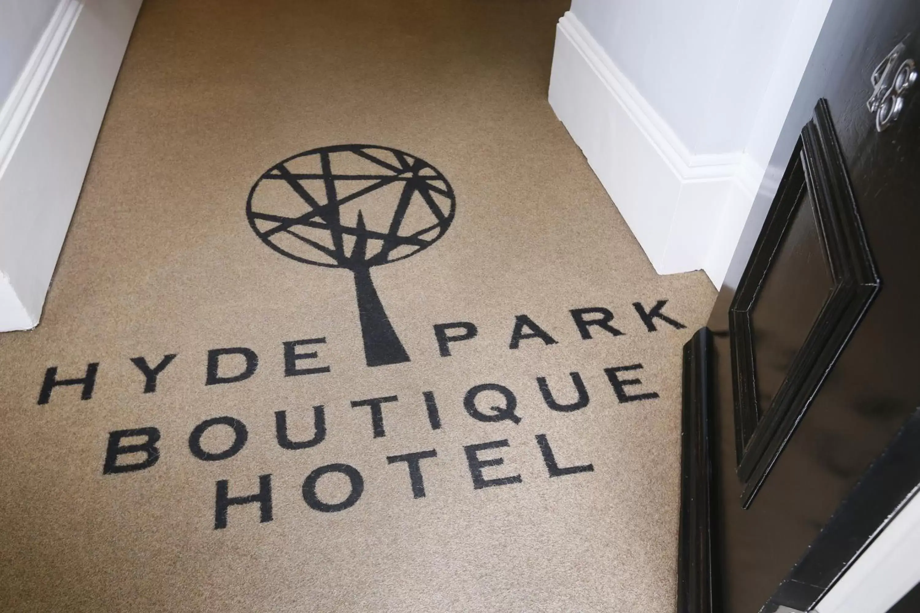 Decorative detail, Property Logo/Sign in Hyde Park Boutique Hotel