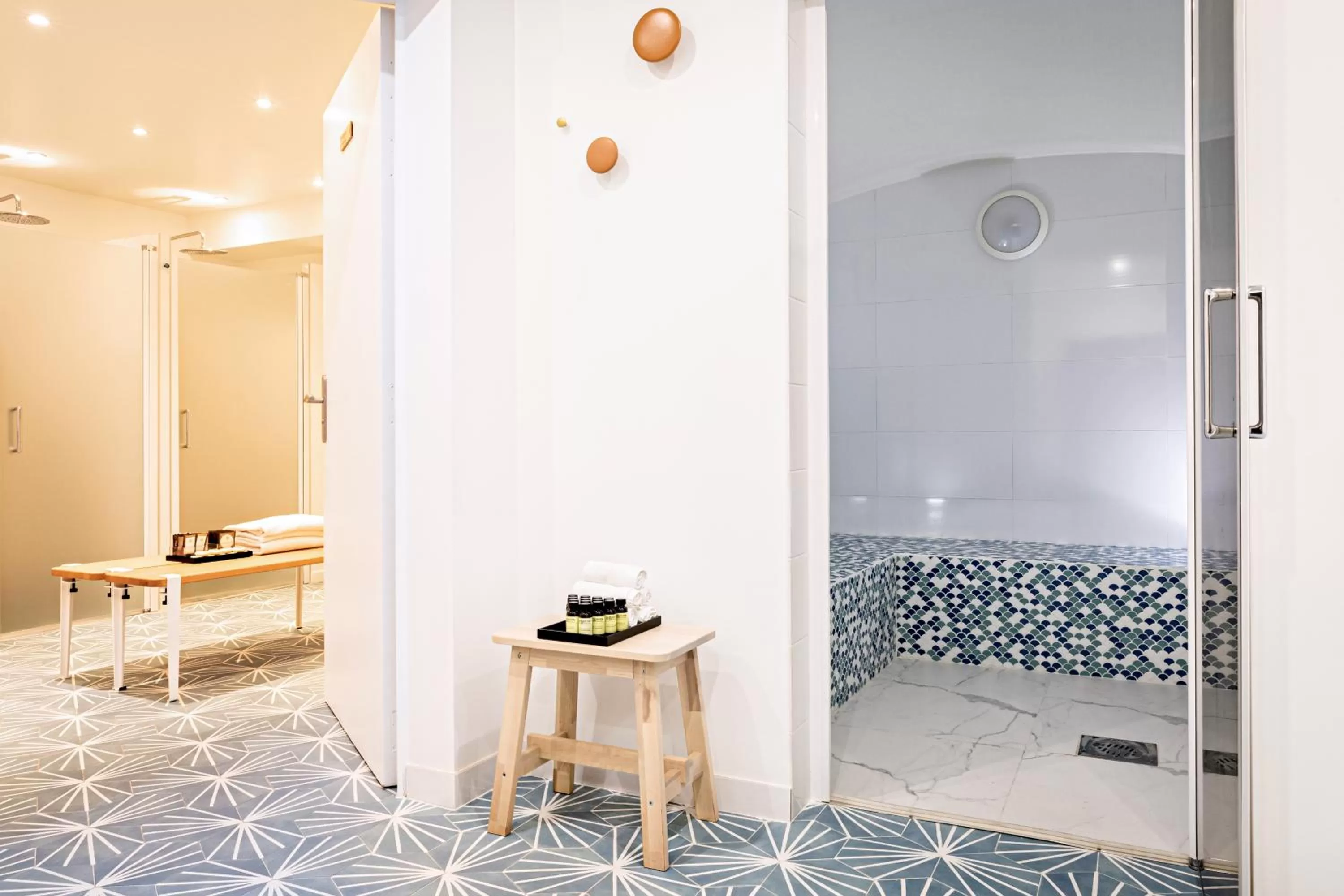 Steam room in Pullman Paris La Défense