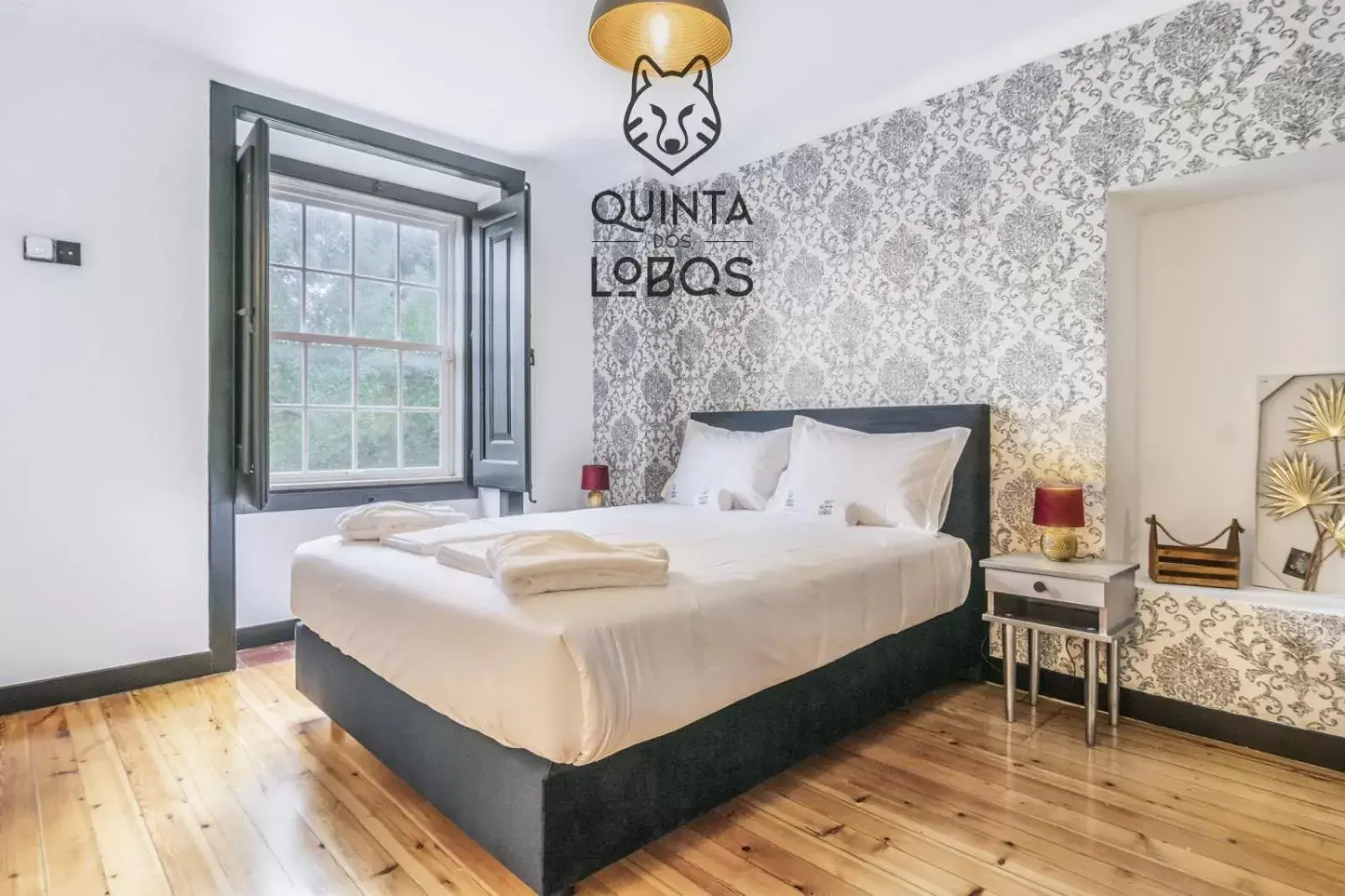 Bedroom, Bed in Quinta dos Lobos Boutique Hotel - Art & Nature Experience