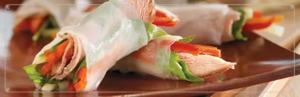 Food close-up in Boomtown Casino and Hotel New Orleans