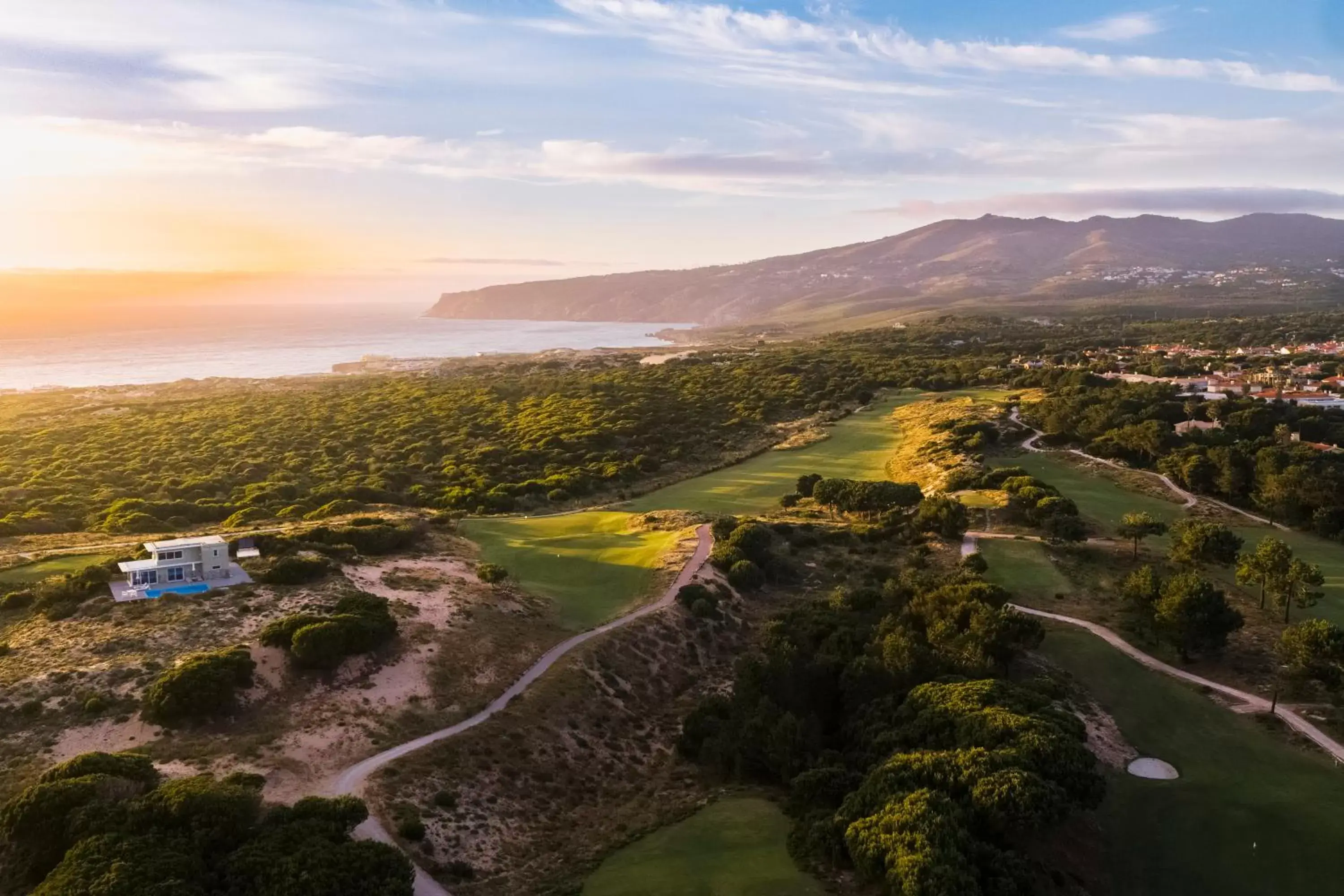 Golfcourse, Bird's-eye View in The Oitavos