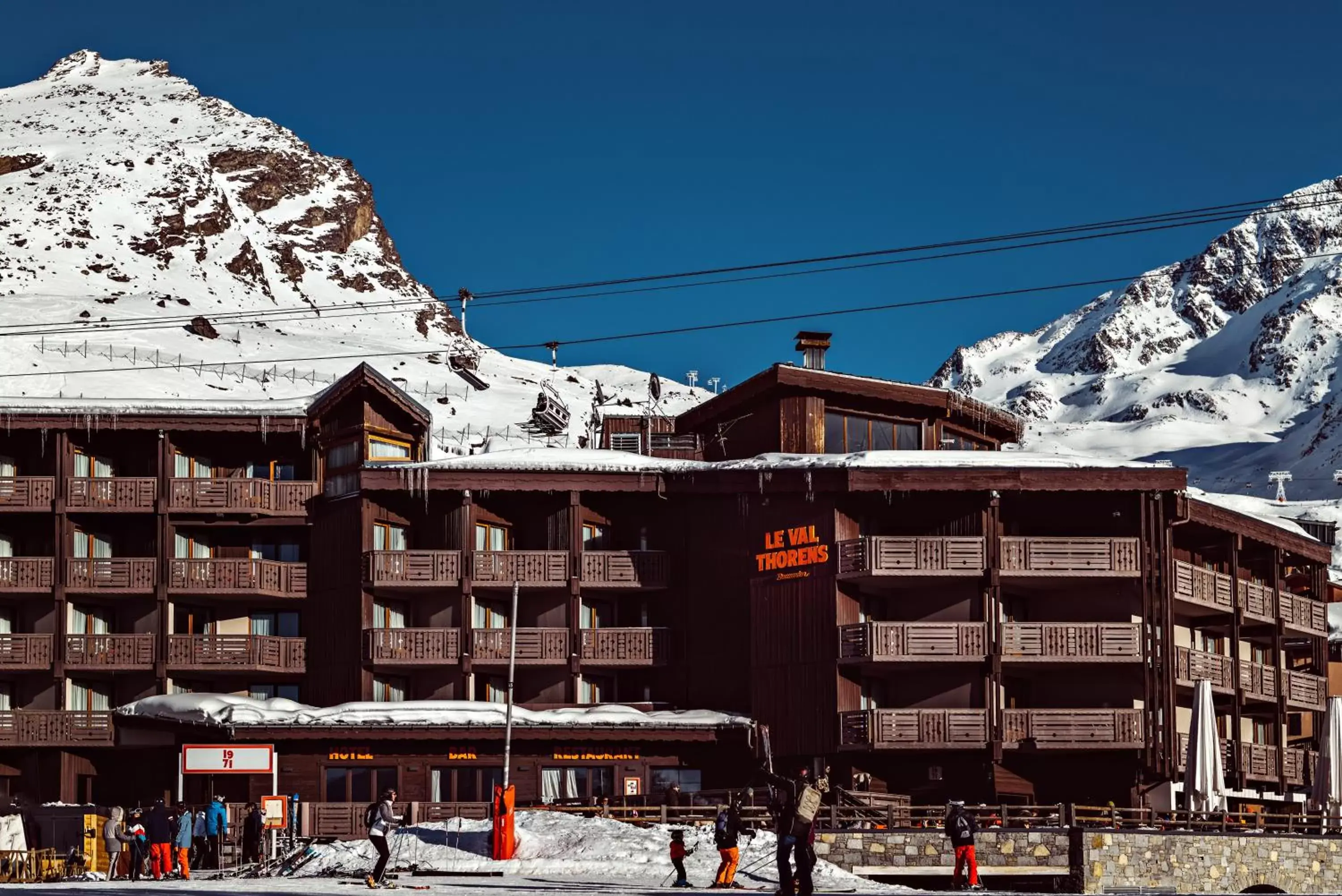 Property building, Winter in Le Val Thorens, a Beaumier hotel