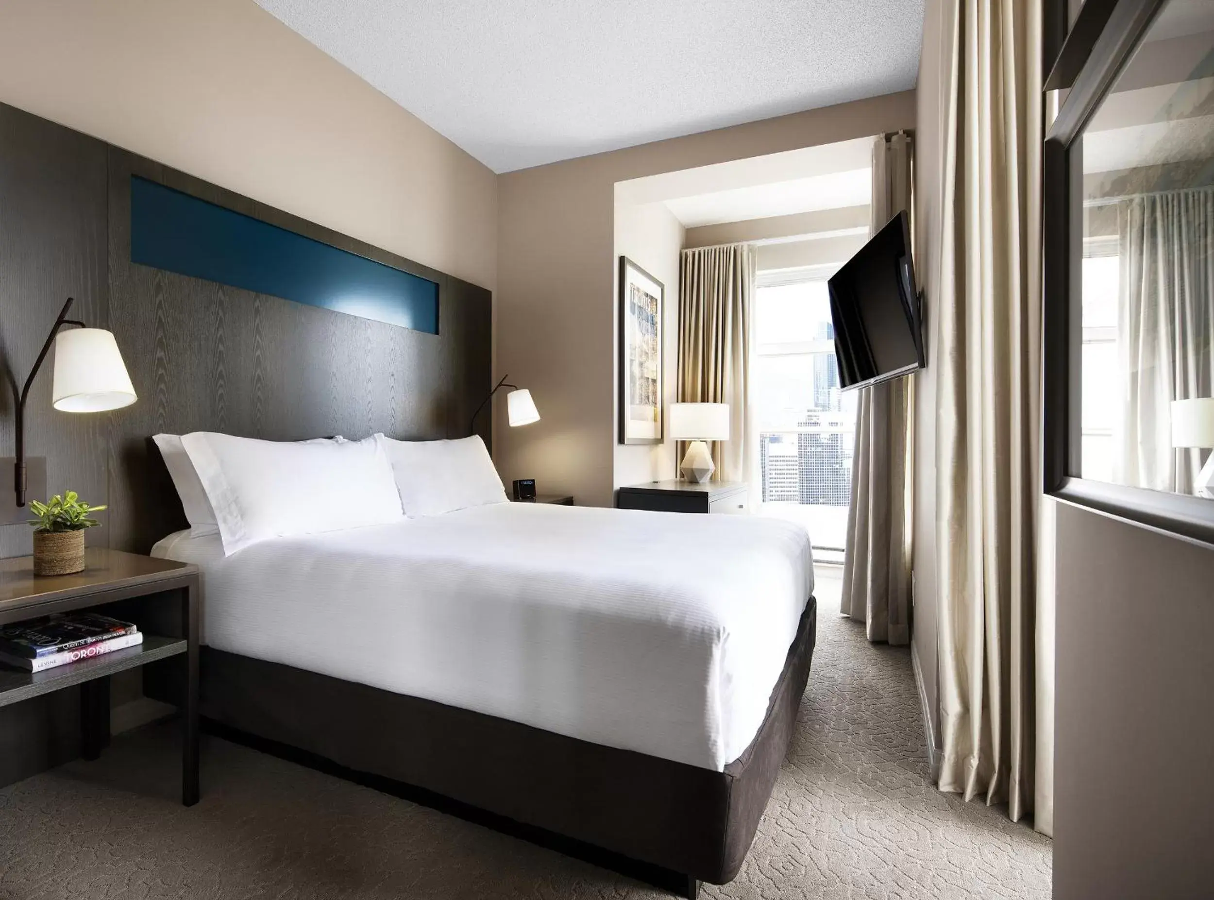 Bedroom, Bed in One King West Hotel and Residence Bedroom, Bed in One King West Hotel and Residence