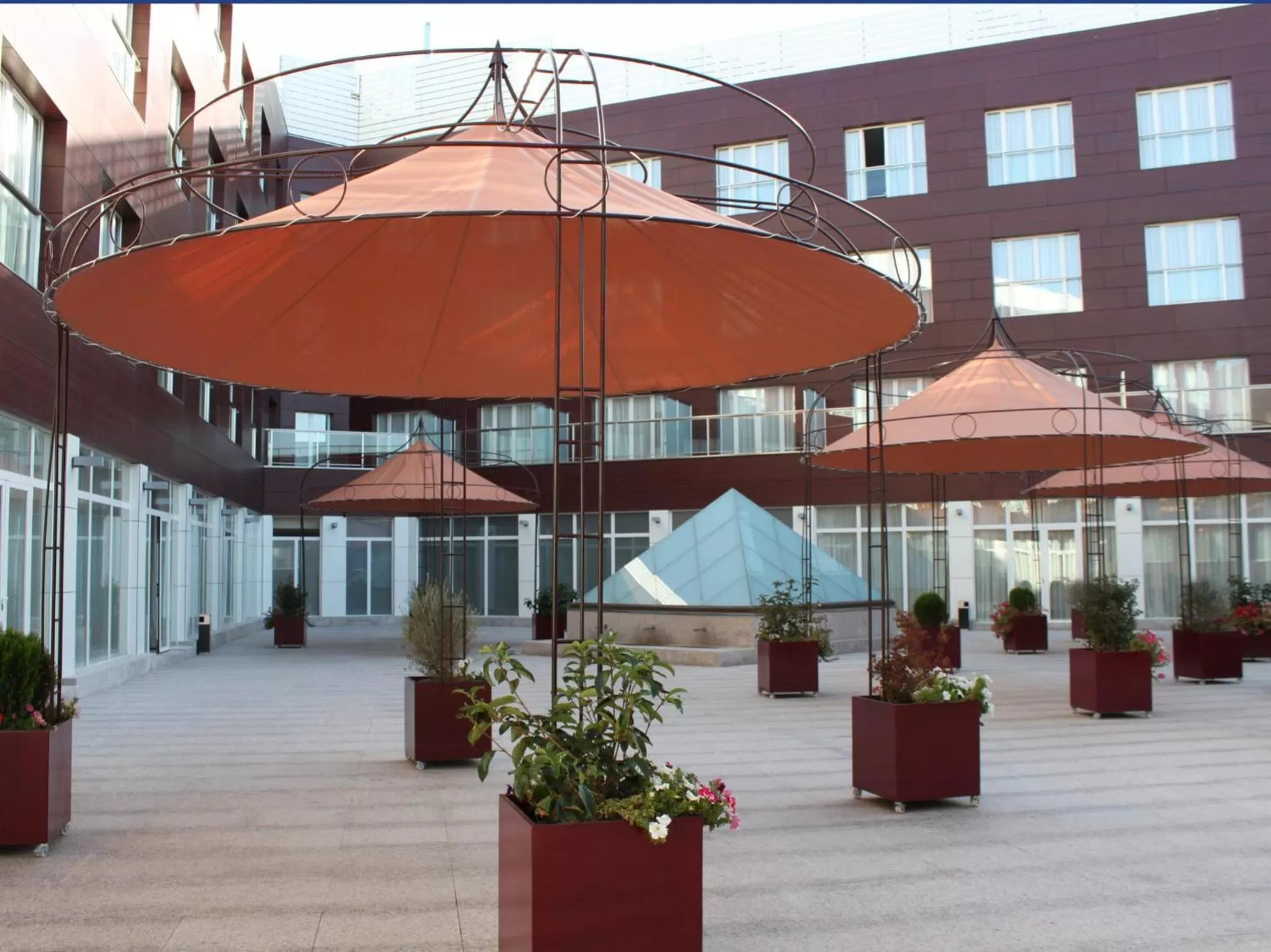 Patio in Hotel Palacio Albacete & SPA