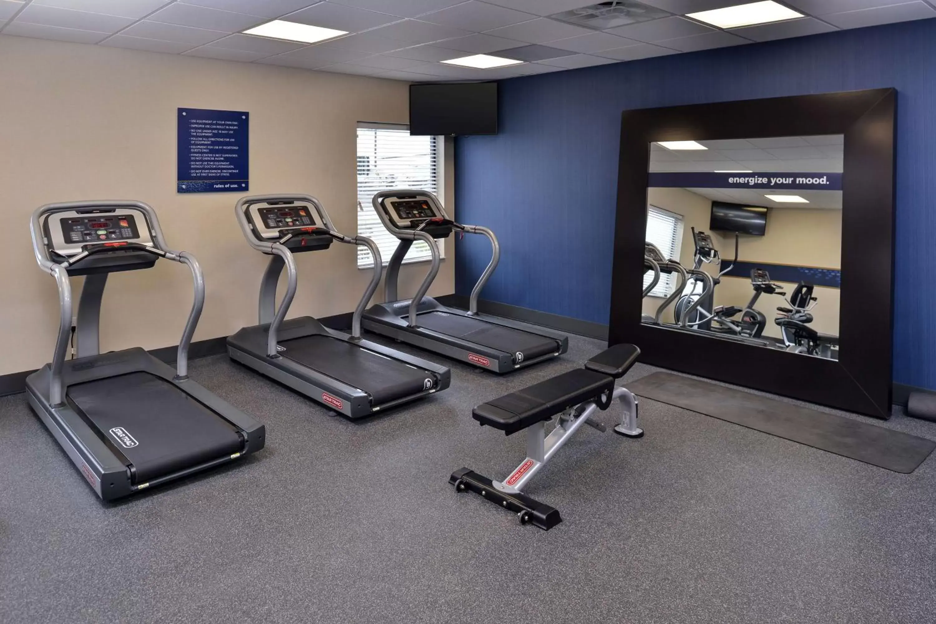 Fitness centre/facilities, Fitness Center/Facilities in Hampton Inn Broussard-Lafayette