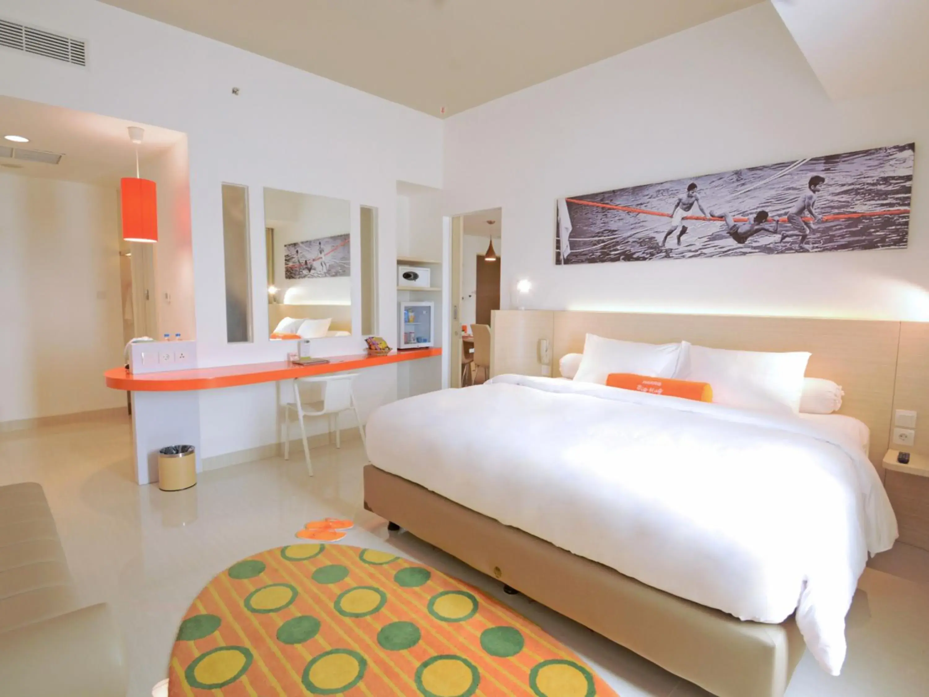 Bed in HARRIS Hotel Samarinda Bed in HARRIS Hotel Samarinda