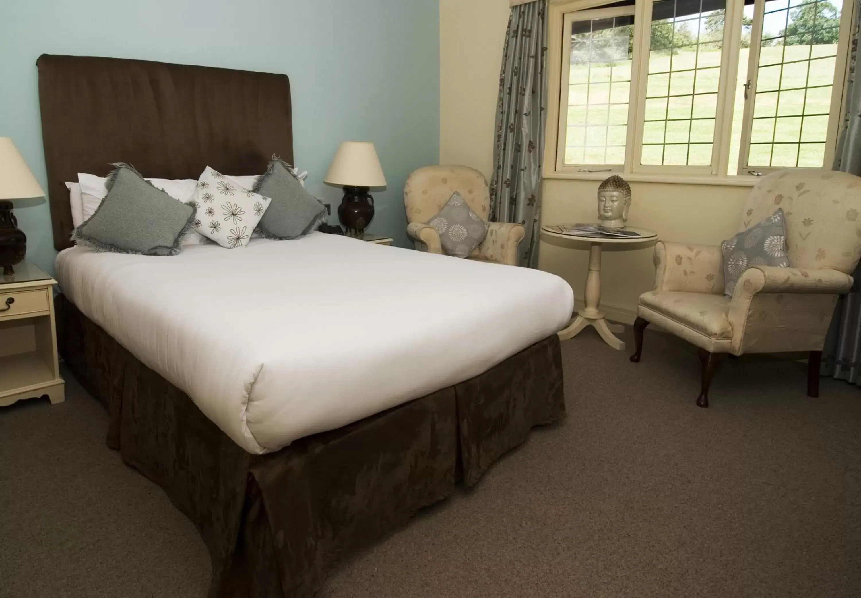 Bedroom, Bed in Cwrt Bleddyn Hotel & Spa