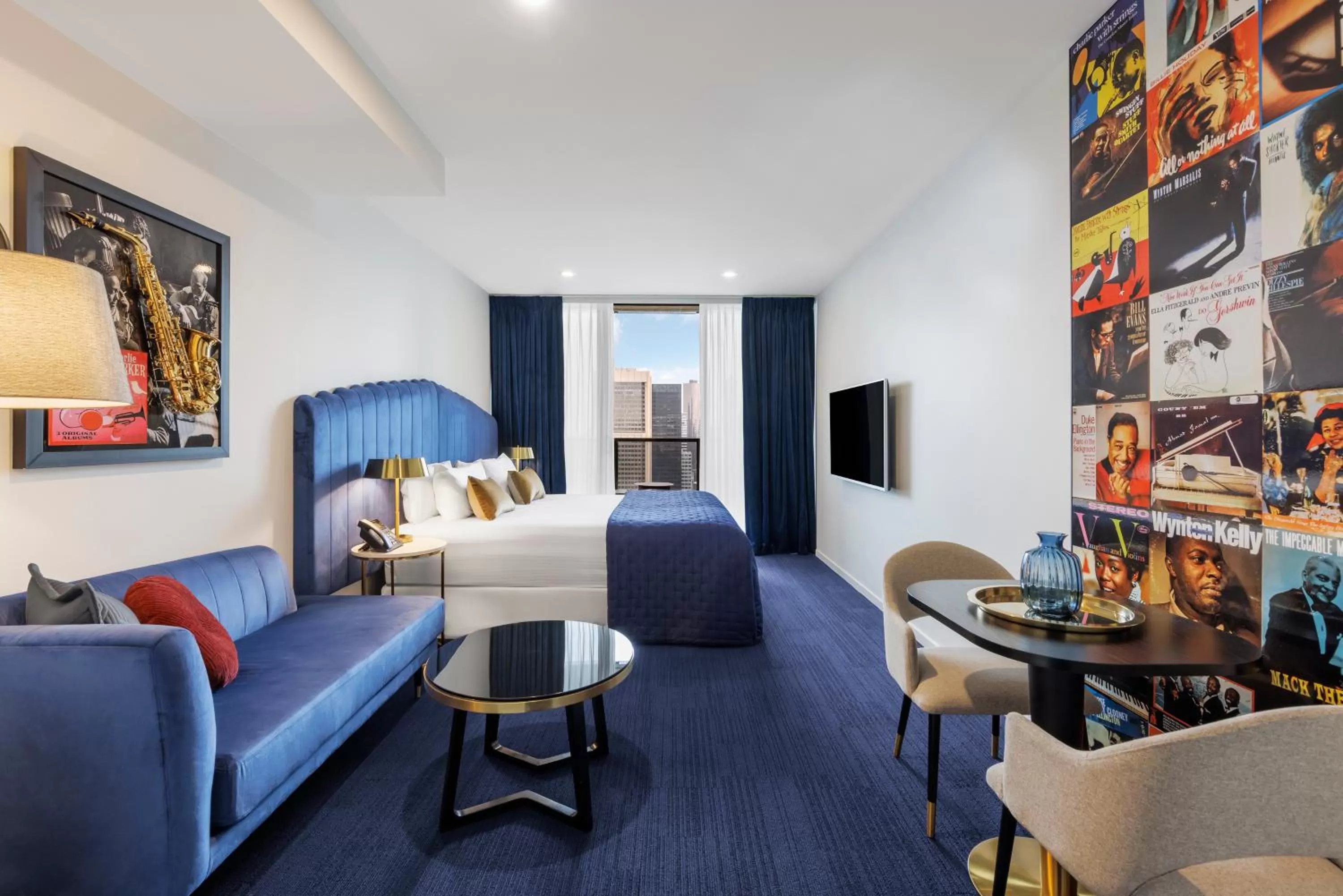 Bed in Avani Melbourne Jazz Corner Residences