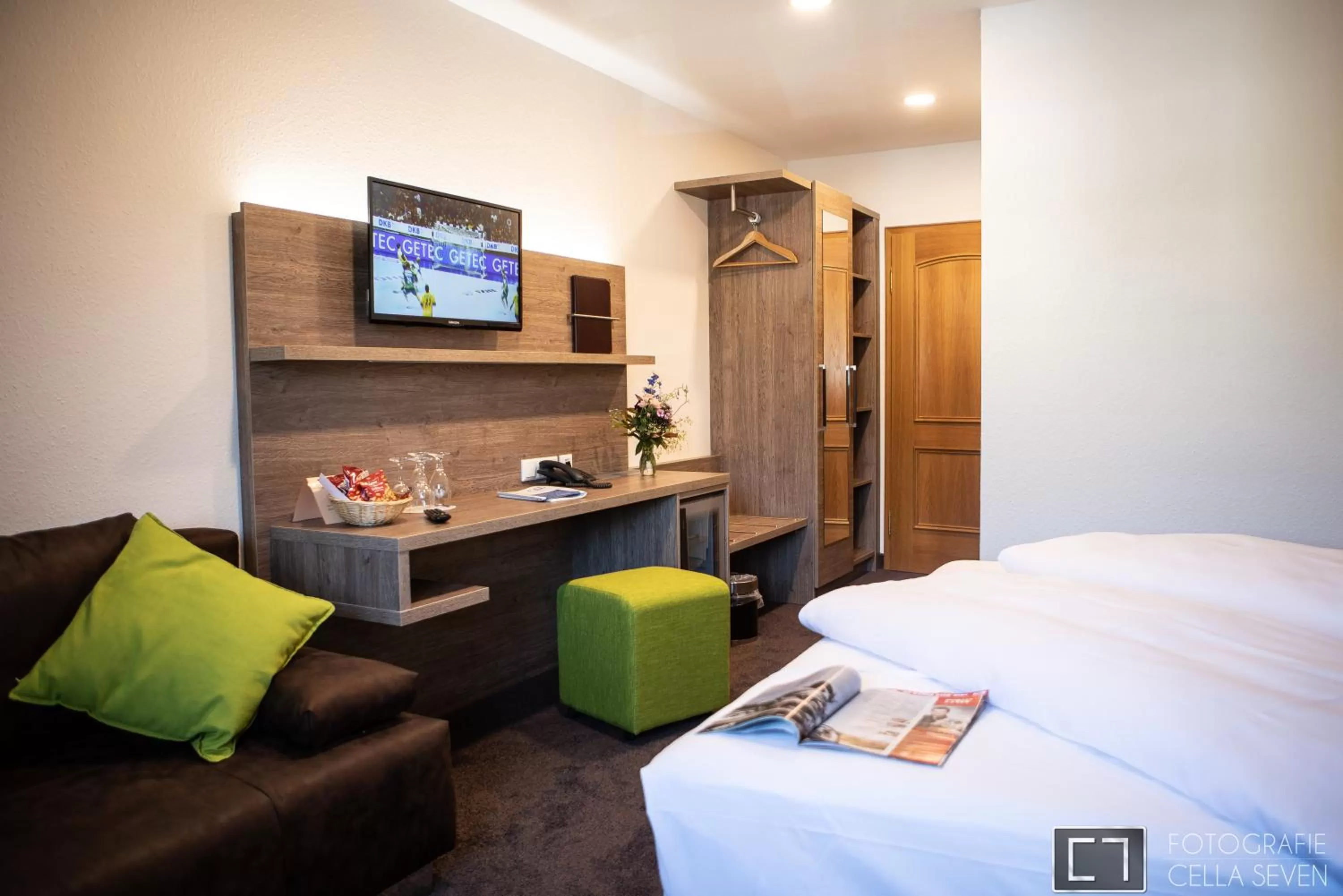 Photo of the whole room, Bed in Landhotel Geiselwind